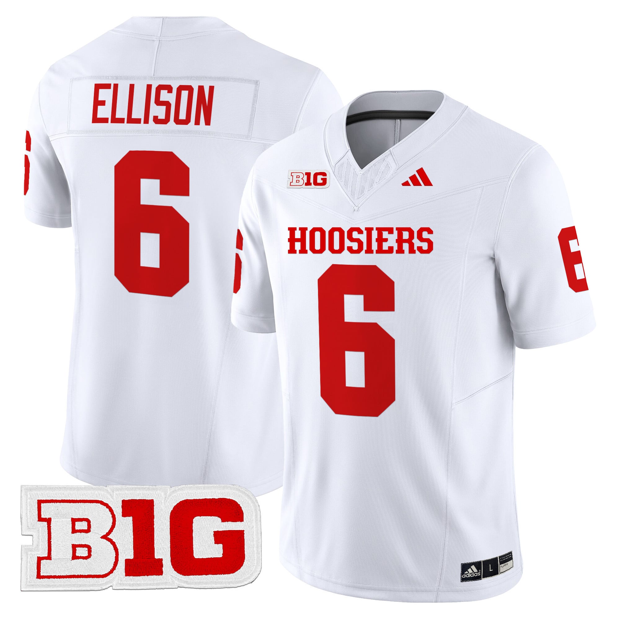 Men's Indiana Hoosiers 2024 Vapor Limited Jersey - All Stitched