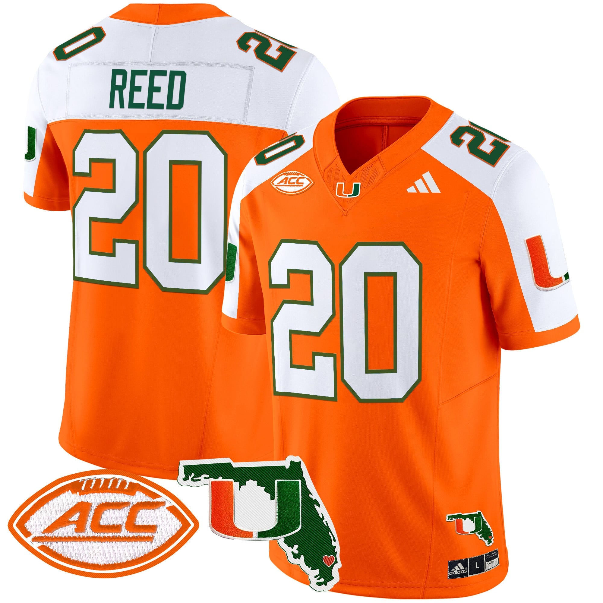 Men's Miami Hurricanes 2024 Florida Patch Vapor Limited Jersey - All Stitched