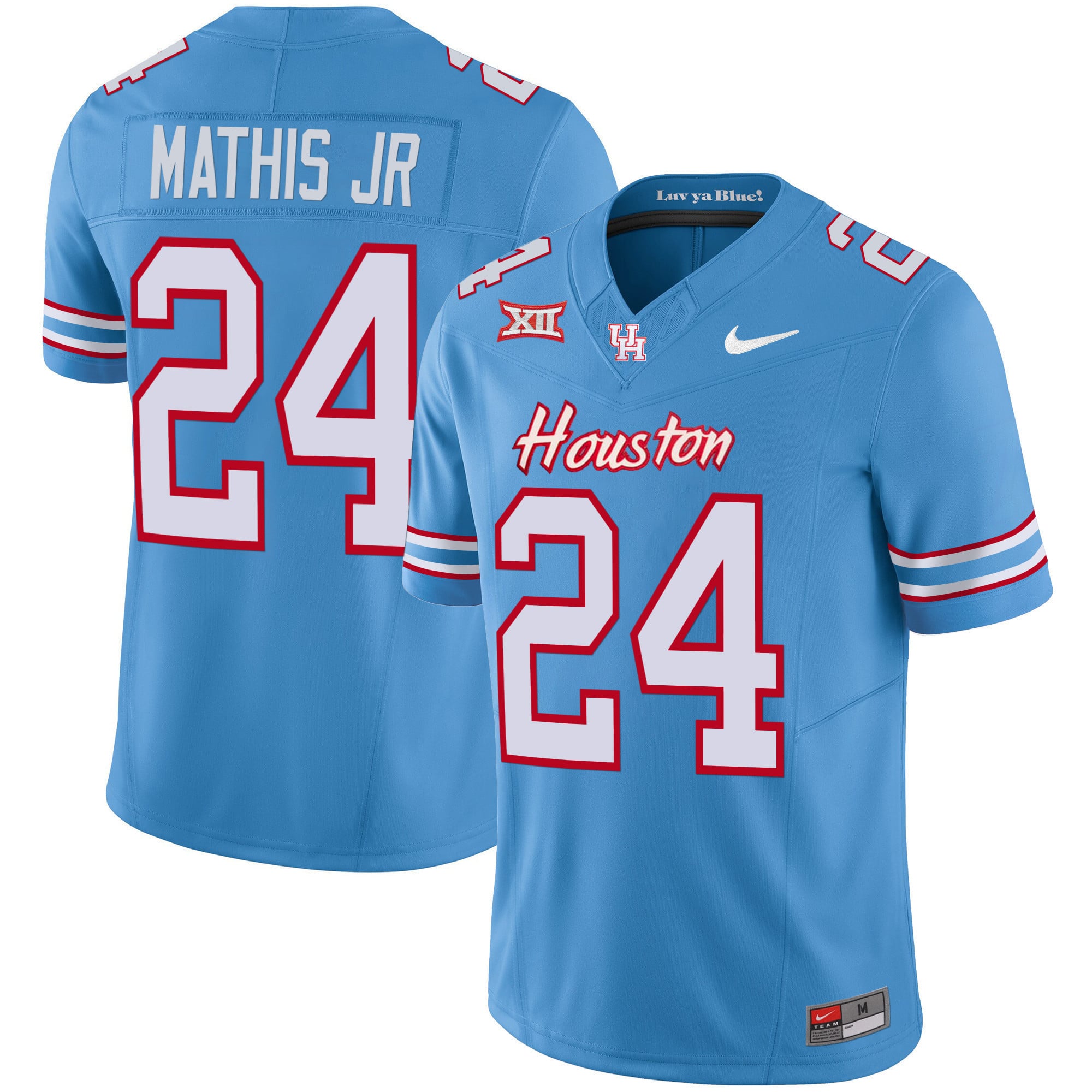 Men's Houston Cougars 2023 Oilers Inspired Vapor Jersey V5 - All Stitched
