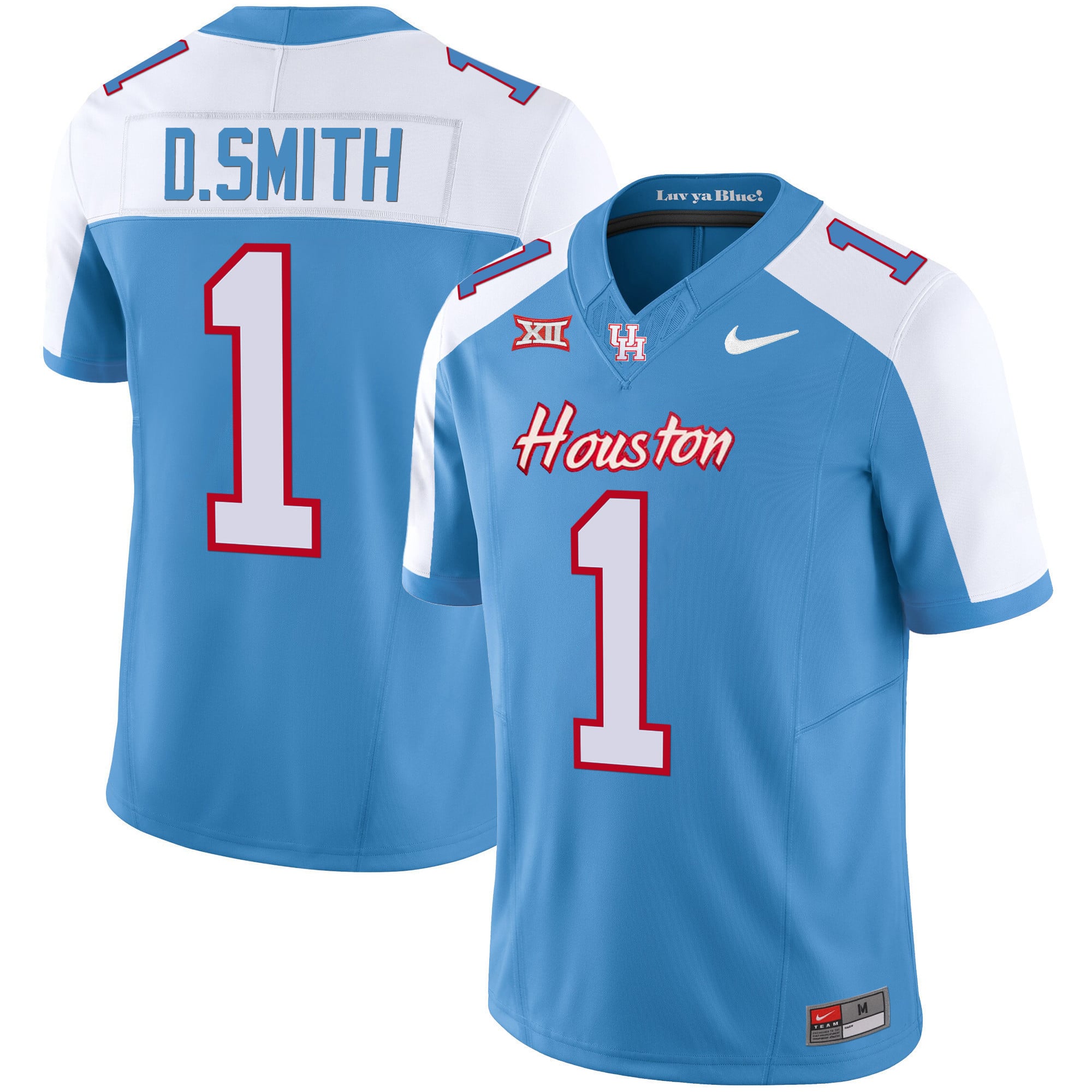 Men's Houston Cougars 2023 Oilers Inspired Vapor Jersey V5 - All Stitched