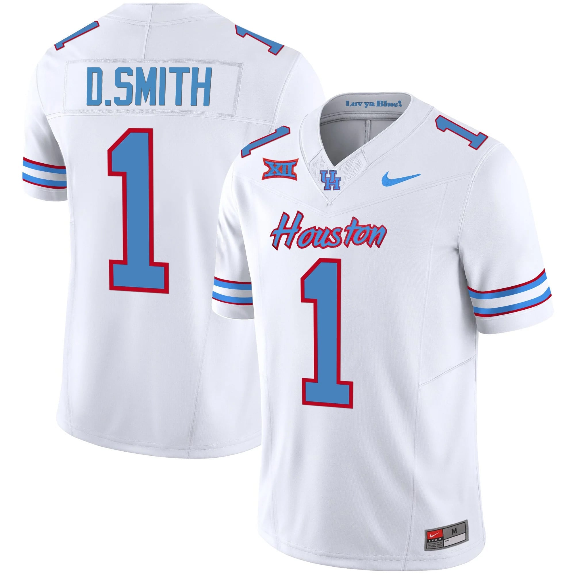 Men's Houston Cougars 2023 Oilers Inspired Vapor Jersey V5 - All Stitched