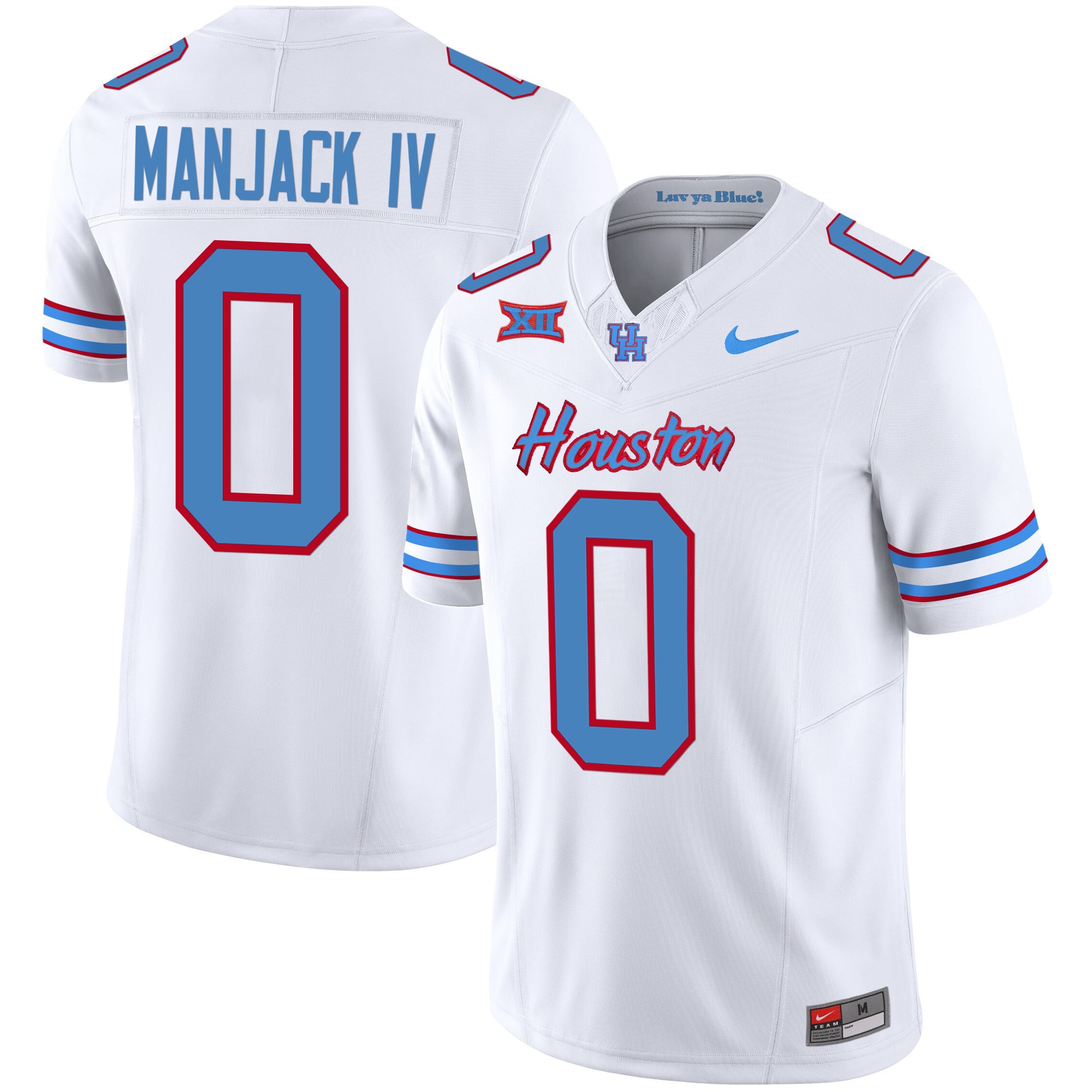 Men's Houston Cougars 2023 Oilers Inspired Vapor Jersey V5 - All Stitched