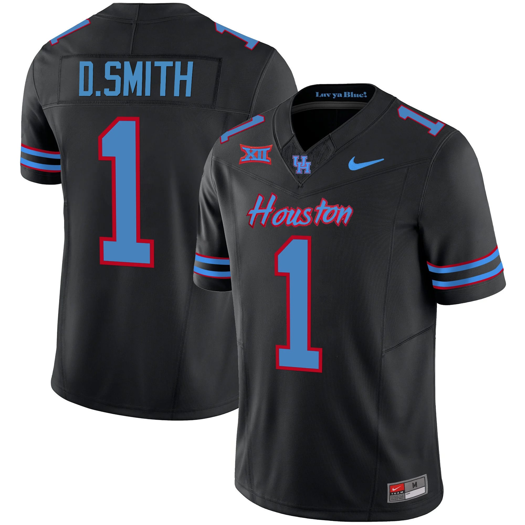 Men's Houston Cougars 2023 Oilers Inspired Vapor Jersey V5 - All Stitched
