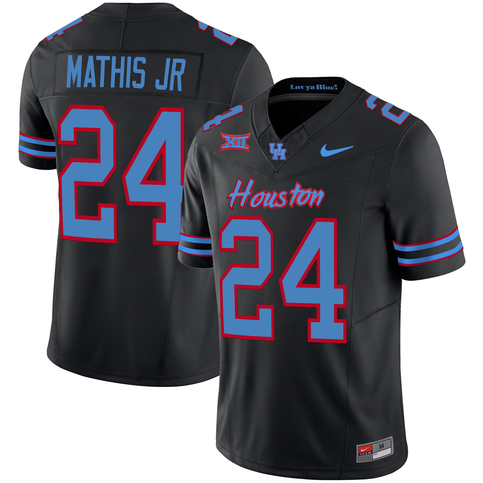 Men's Houston Cougars 2023 Oilers Inspired Vapor Jersey V5 - All Stitched