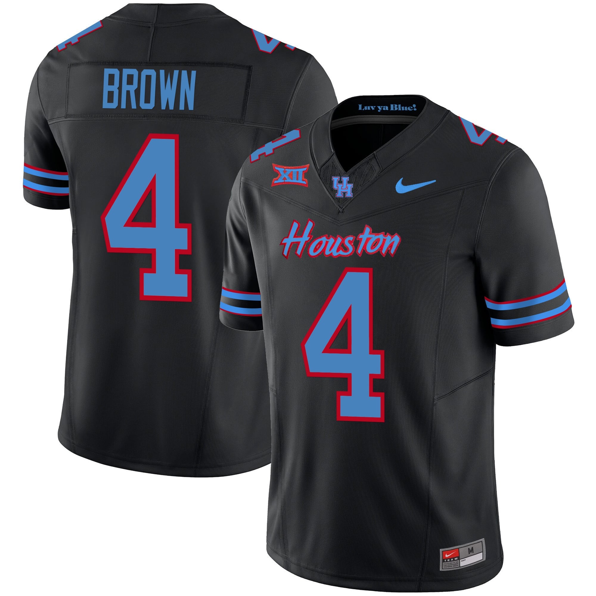 Men's Houston Cougars 2023 Oilers Inspired Vapor Jersey V5 - All Stitched