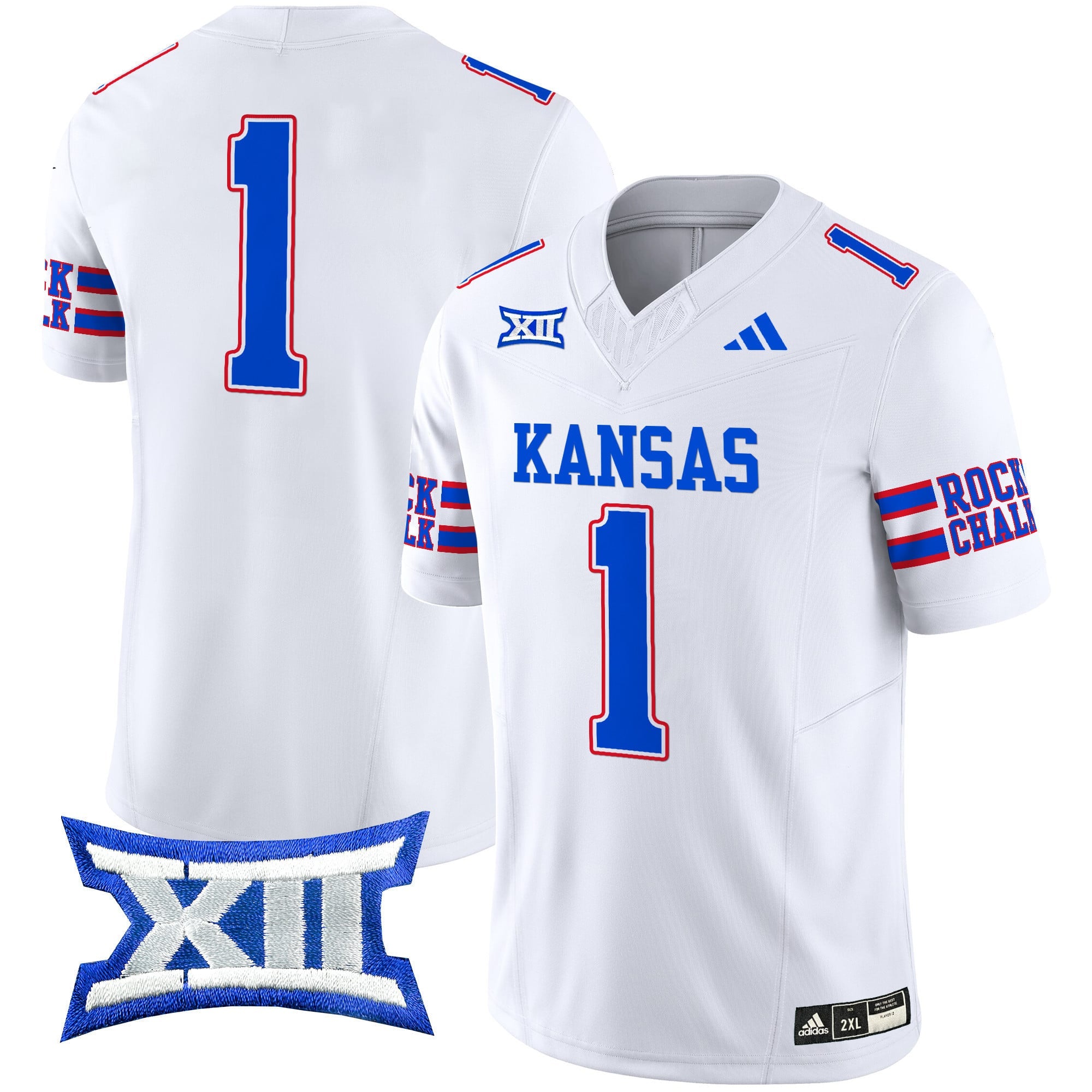 Men's Kansas Jayhawks 2024 Vapor Limited Jersey - All Stitched