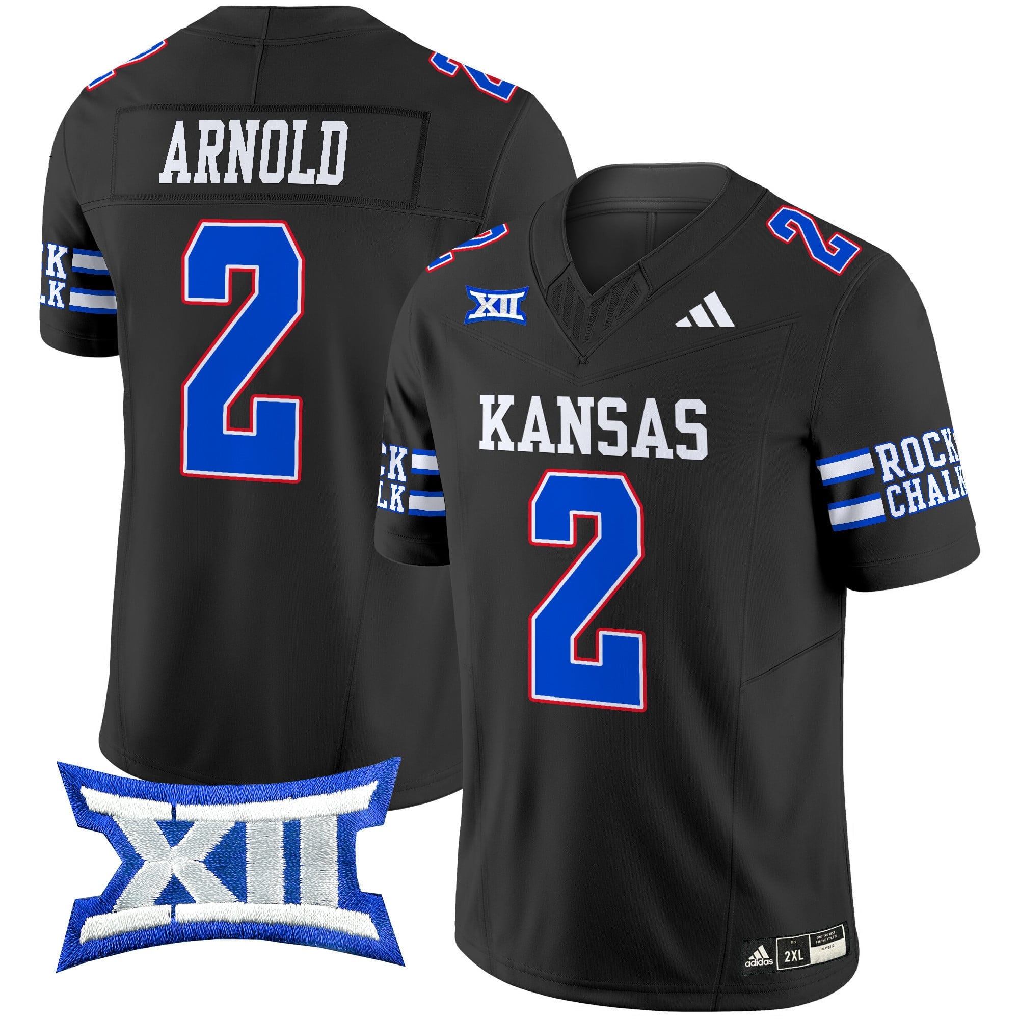Men's Kansas Jayhawks 2024 Vapor Limited Jersey - All Stitched