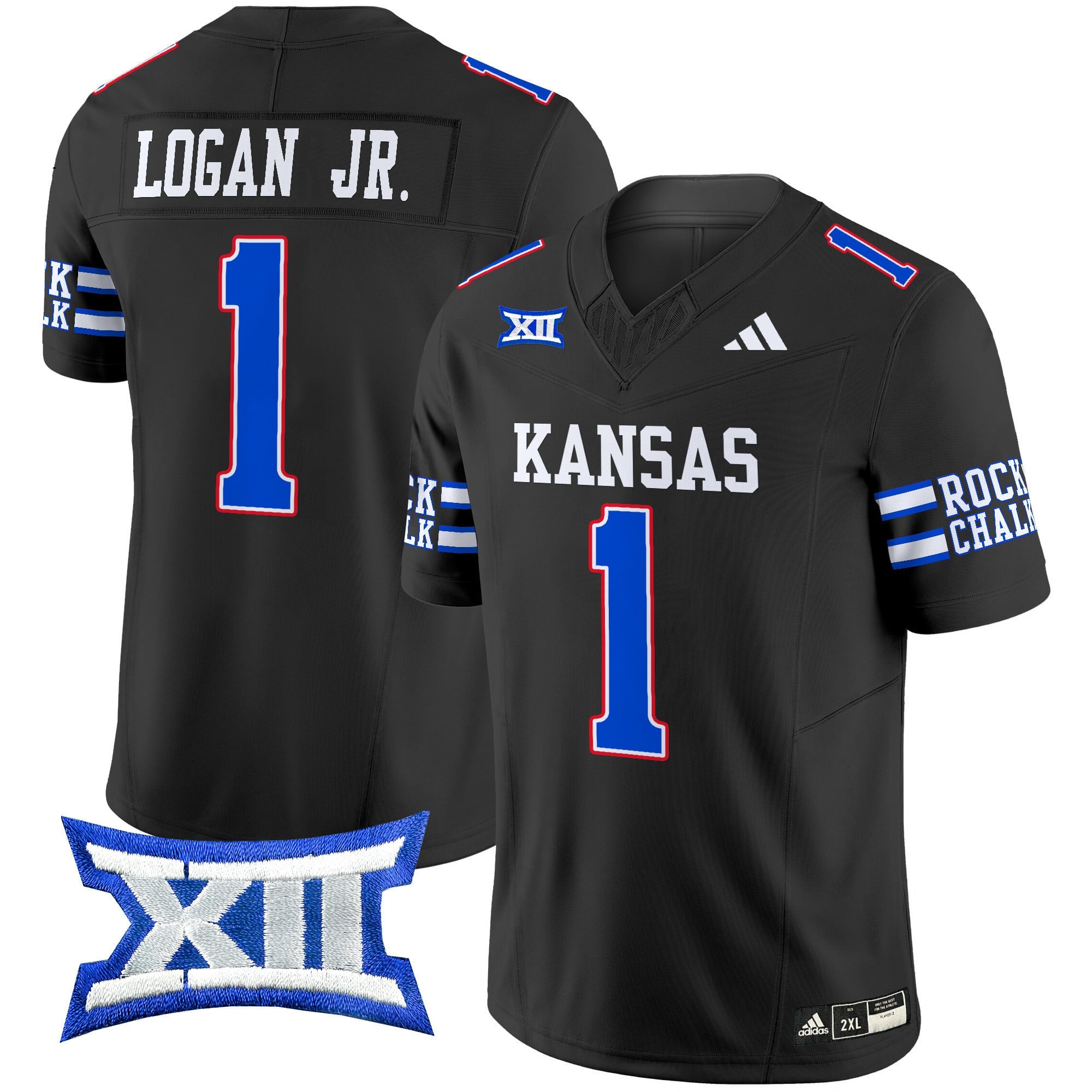 Men's Kansas Jayhawks 2024 Vapor Limited Jersey - All Stitched