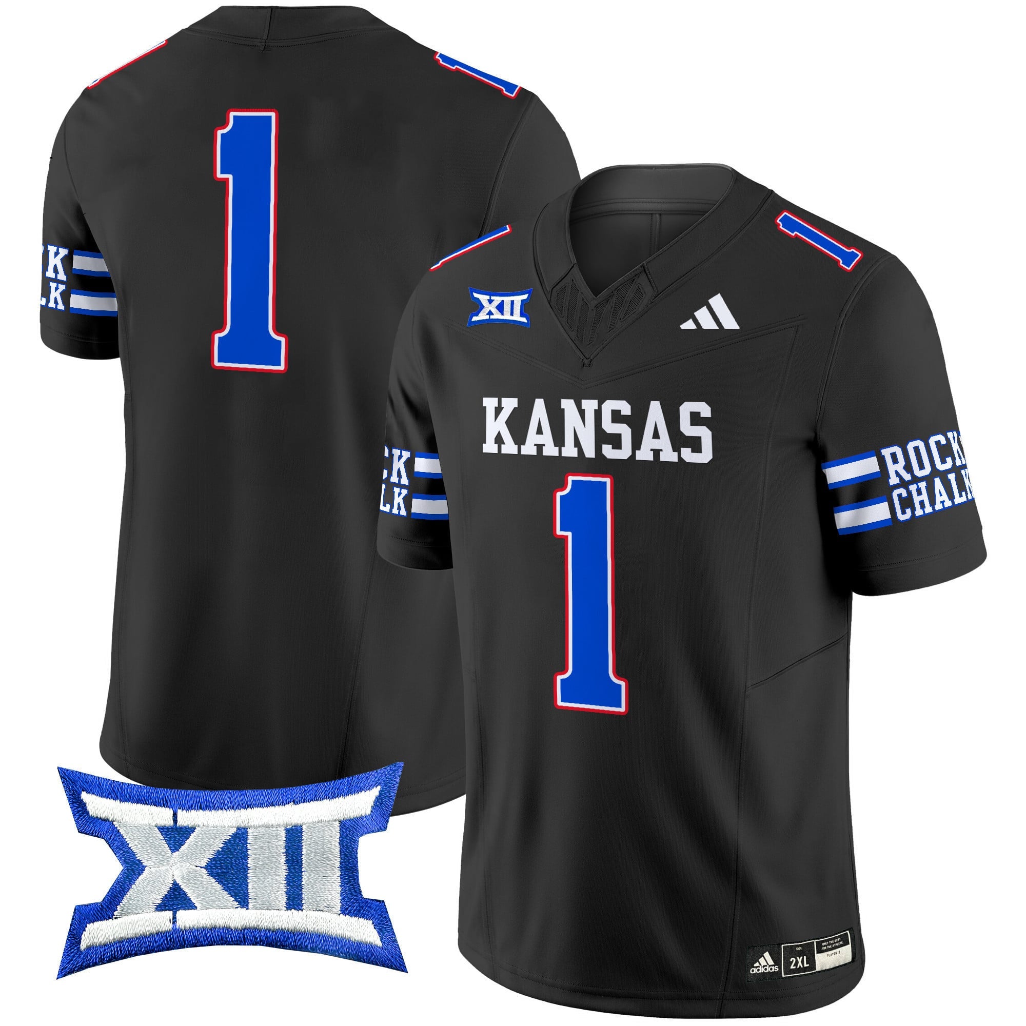 Men's Kansas Jayhawks 2024 Vapor Limited Jersey - All Stitched