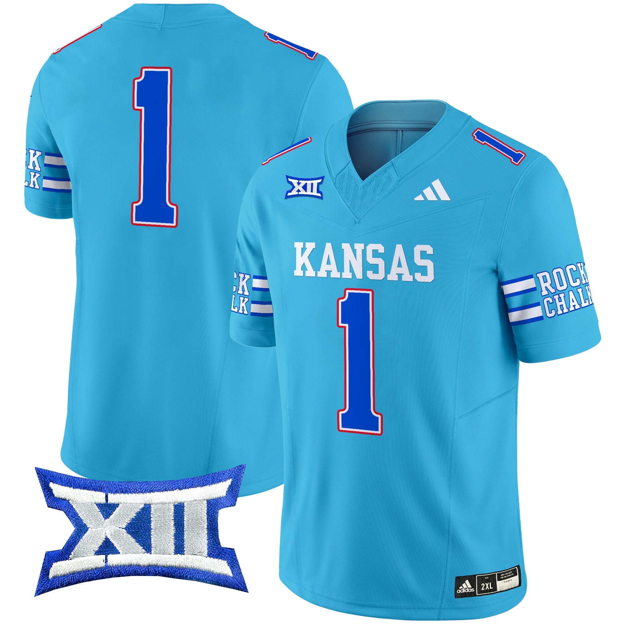 Men's Kansas Jayhawks 2024 Vapor Limited Jersey - All Stitched