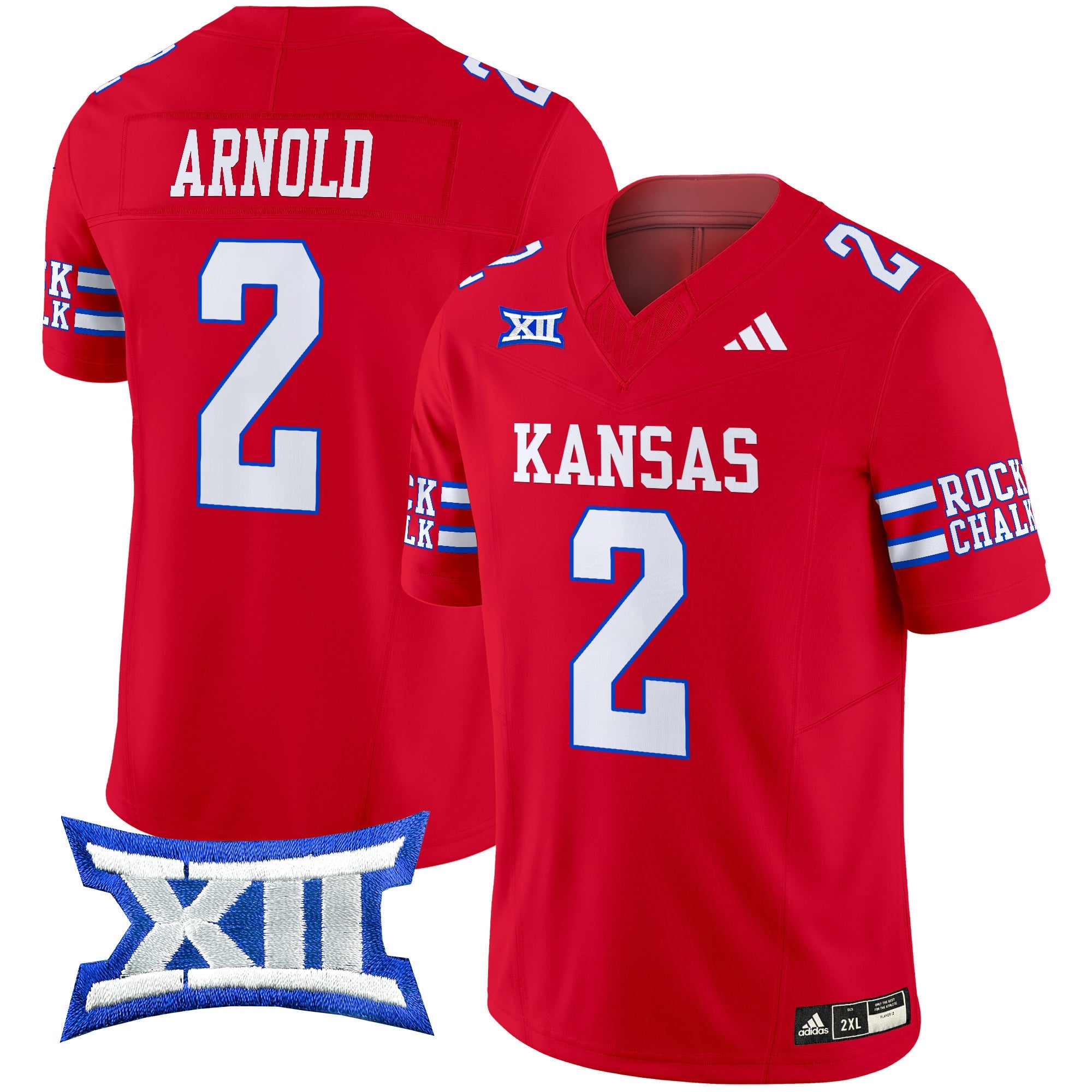 Men's Kansas Jayhawks 2024 Vapor Limited Jersey - All Stitched