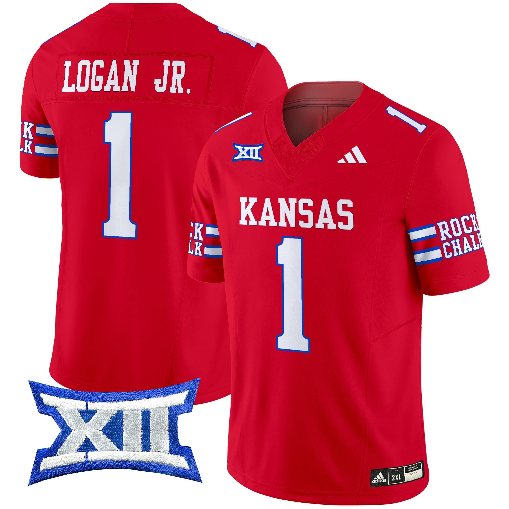 Men's Kansas Jayhawks 2024 Vapor Limited Jersey - All Stitched