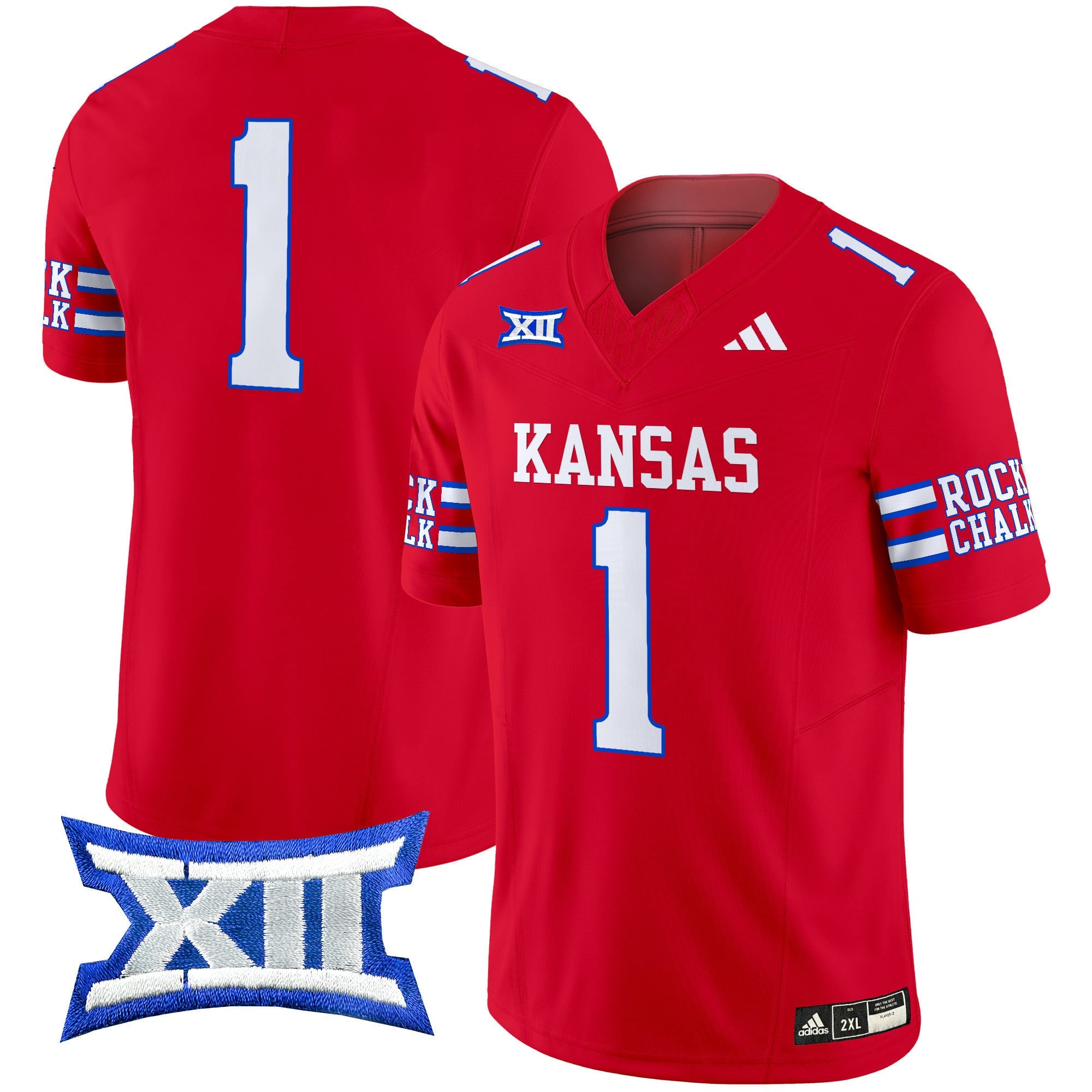 Men's Kansas Jayhawks 2024 Vapor Limited Jersey - All Stitched
