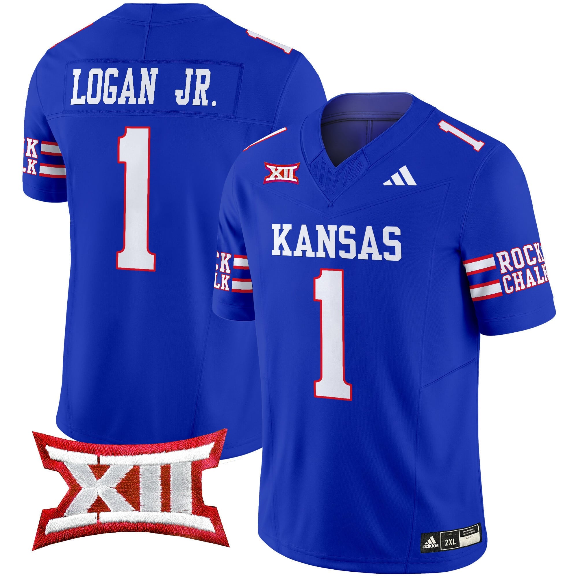 Men's Kansas Jayhawks 2024 Vapor Limited Jersey - All Stitched
