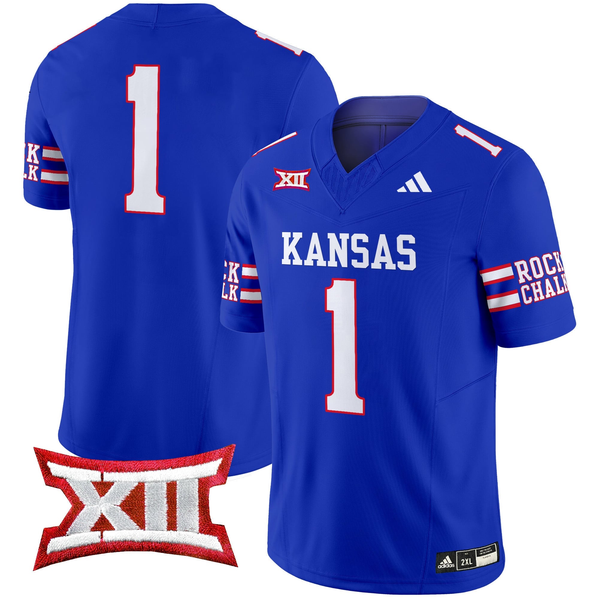 Men's Kansas Jayhawks 2024 Vapor Limited Jersey - All Stitched