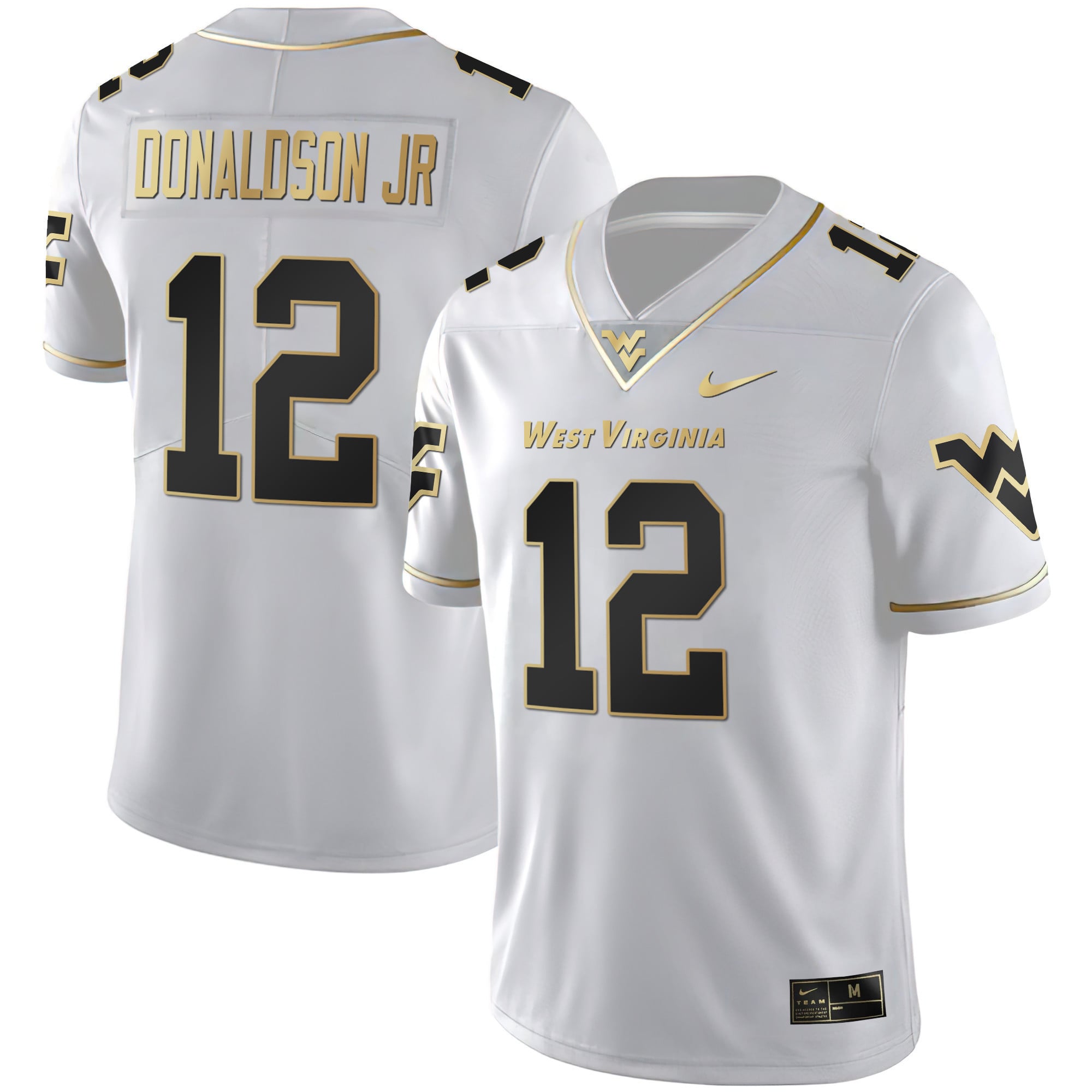 Men's Mountaineers Black Limited & Gold Vapor Jersey - All Stitched