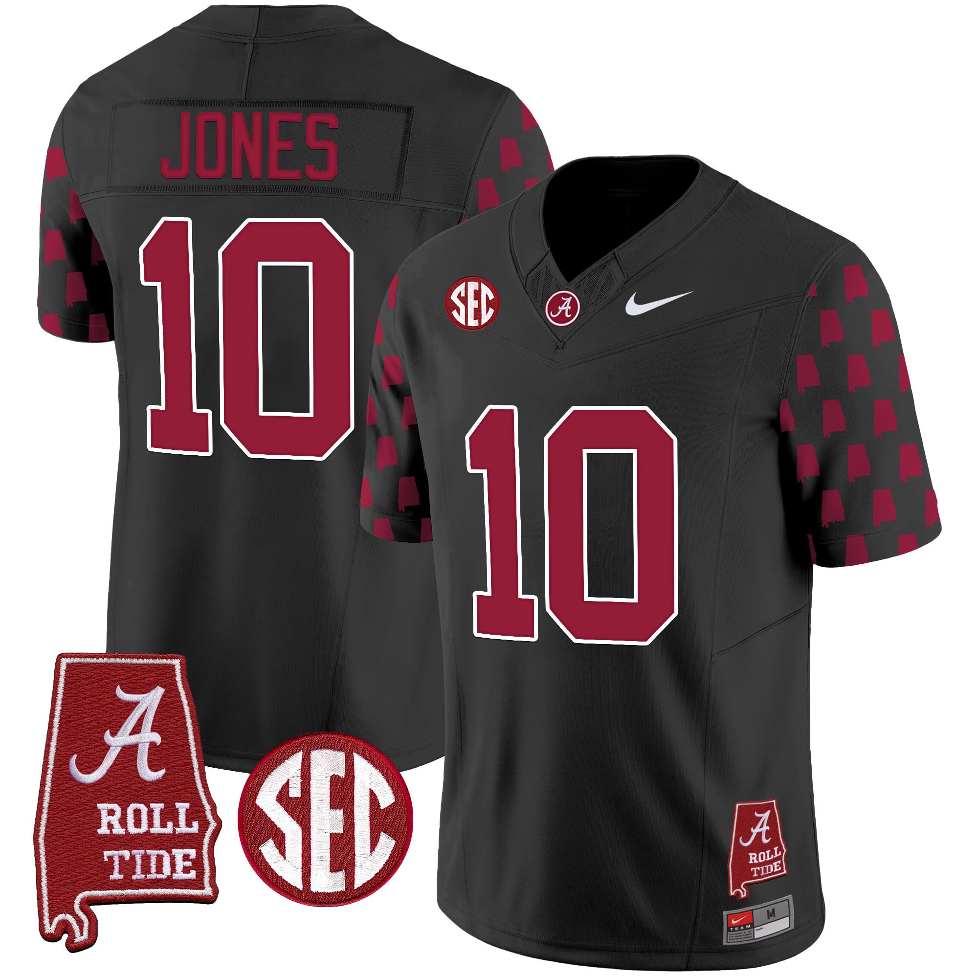 Men's Alabama Crimson Tide Vapor Limited Jersey - Alabama State Style - All Stitched