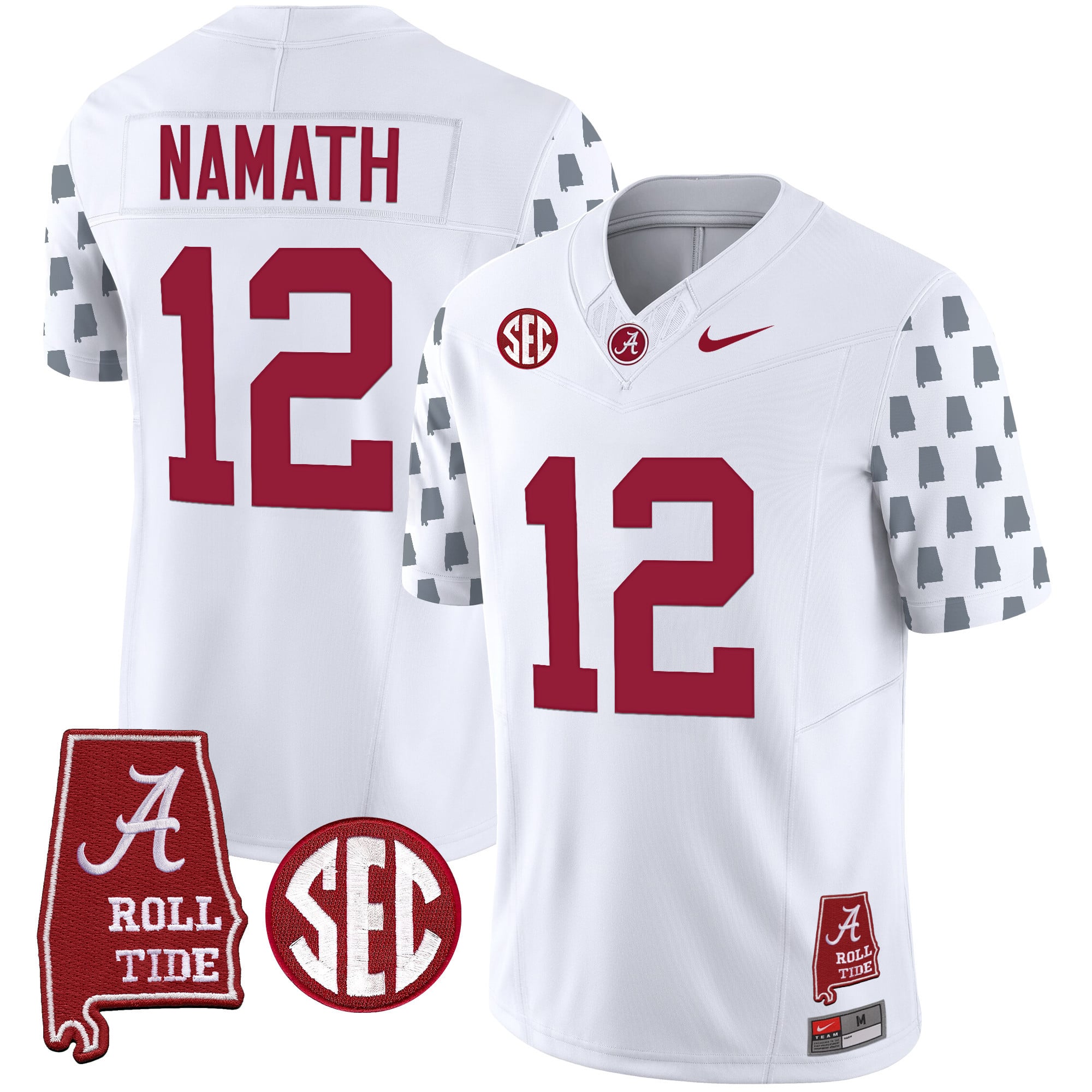 Men's Alabama Crimson Tide Vapor Limited Jersey - Alabama State Style - All Stitched