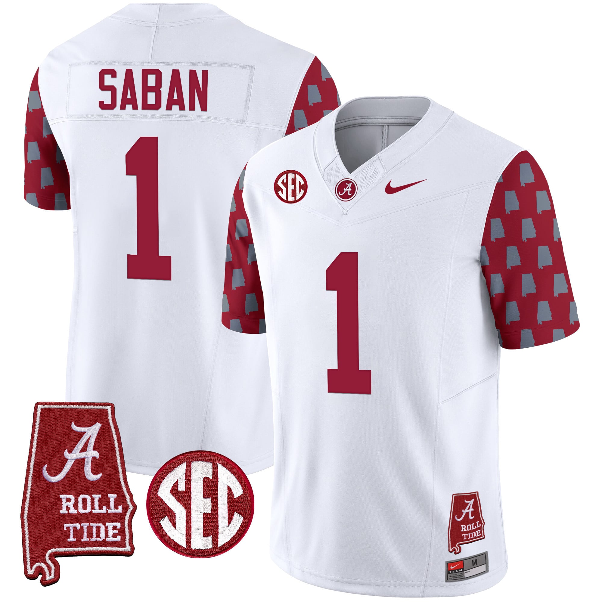 Men's Alabama Crimson Tide Vapor Limited Jersey - Alabama State Style - All Stitched