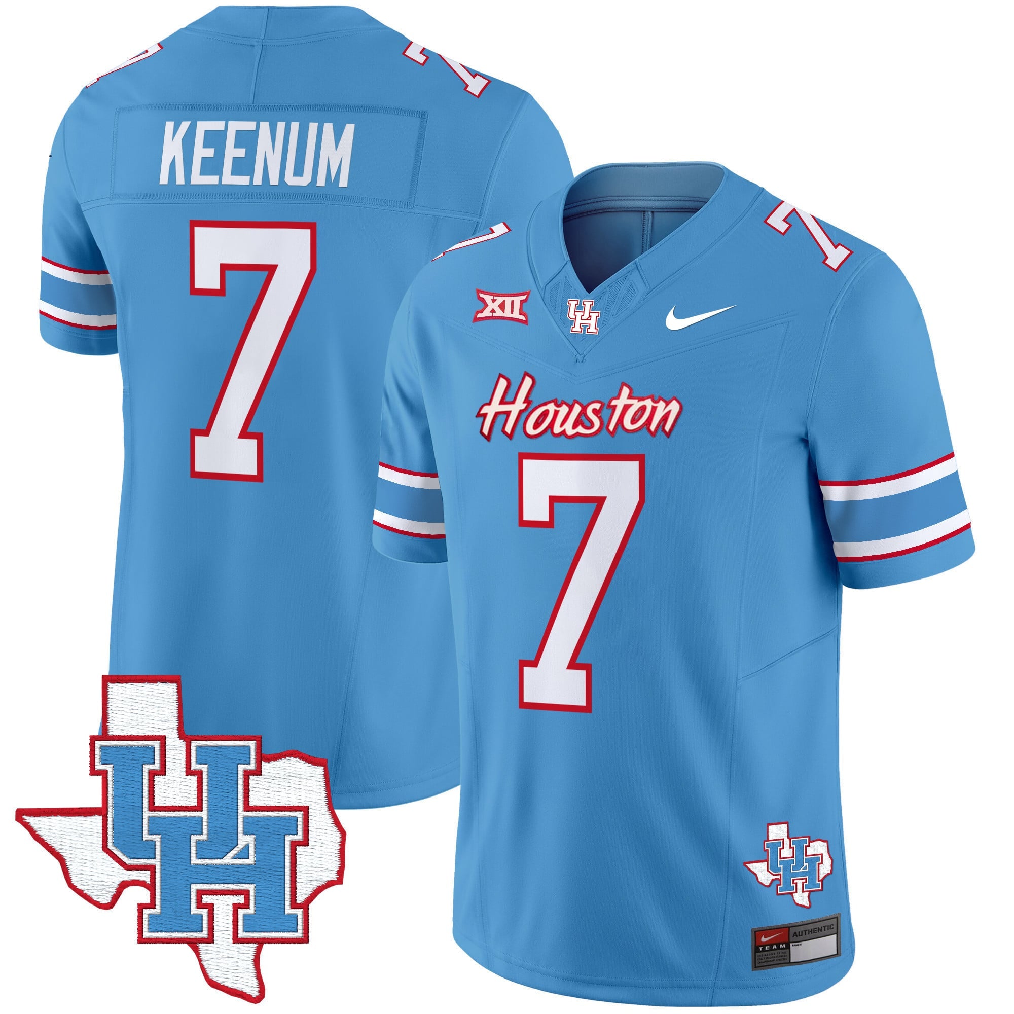 Men's Houston Cougars 2024 Oilers Inspired Vapor Limited Jersey - All Stitched