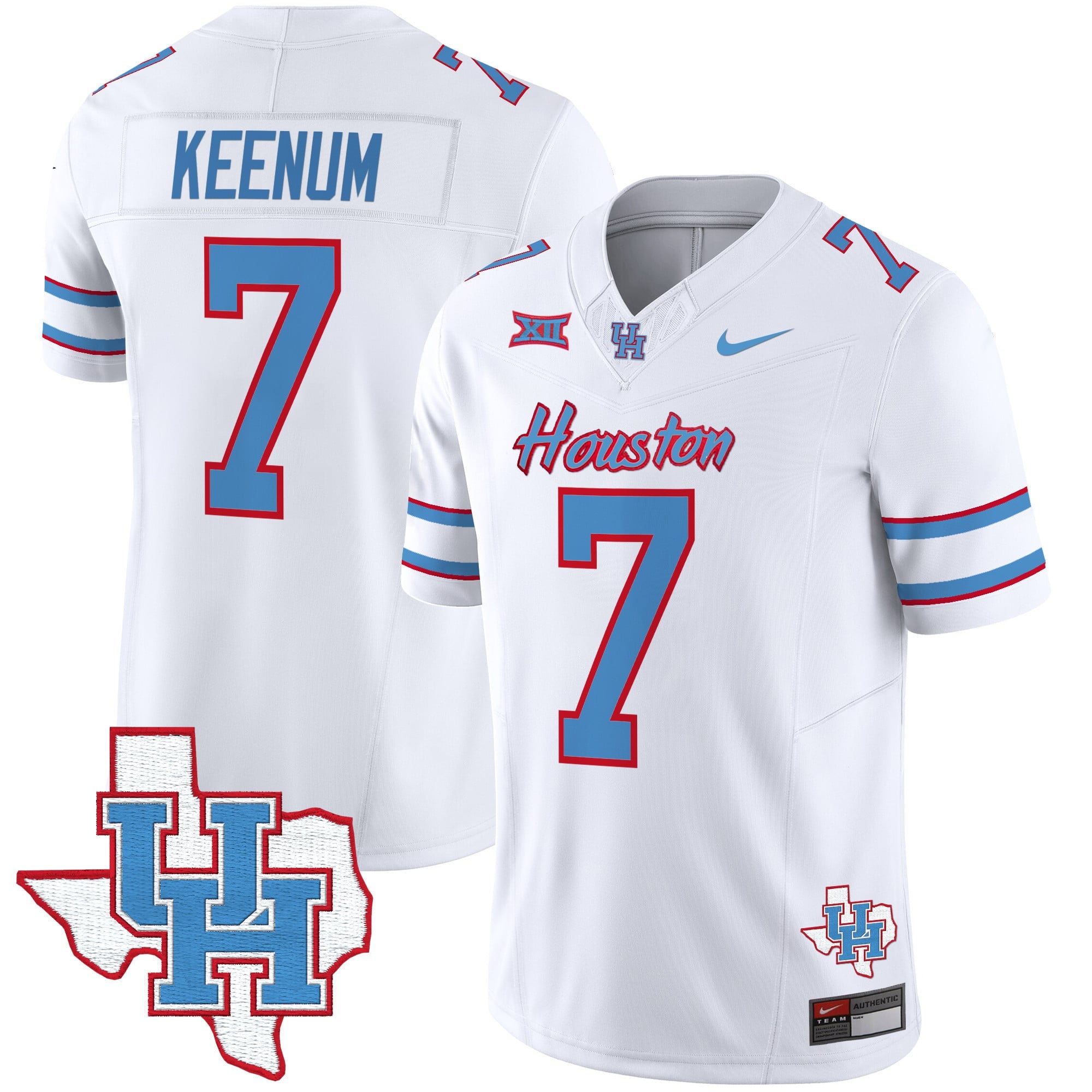 Men's Houston Cougars 2024 Oilers Inspired Vapor Limited Jersey - All Stitched