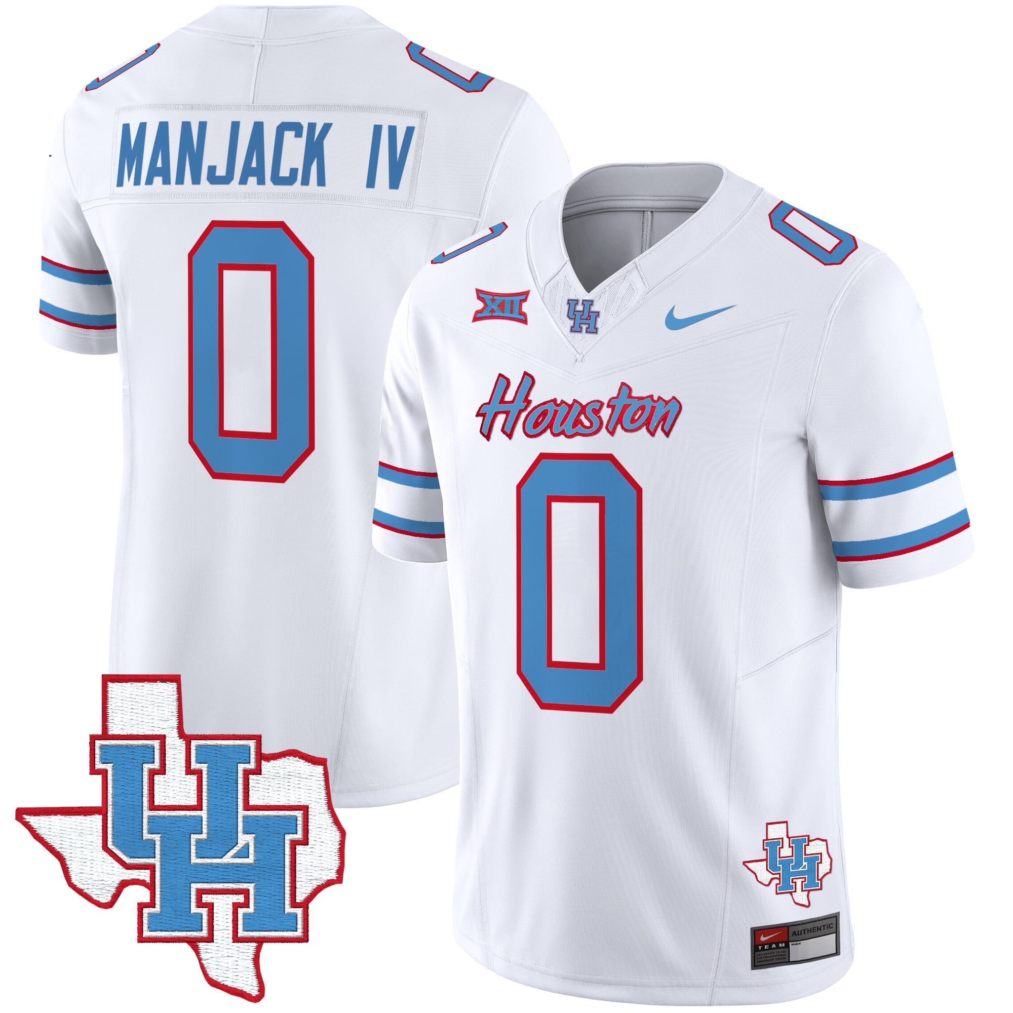 Men's Houston Cougars 2024 Oilers Inspired Vapor Limited Jersey - All Stitched