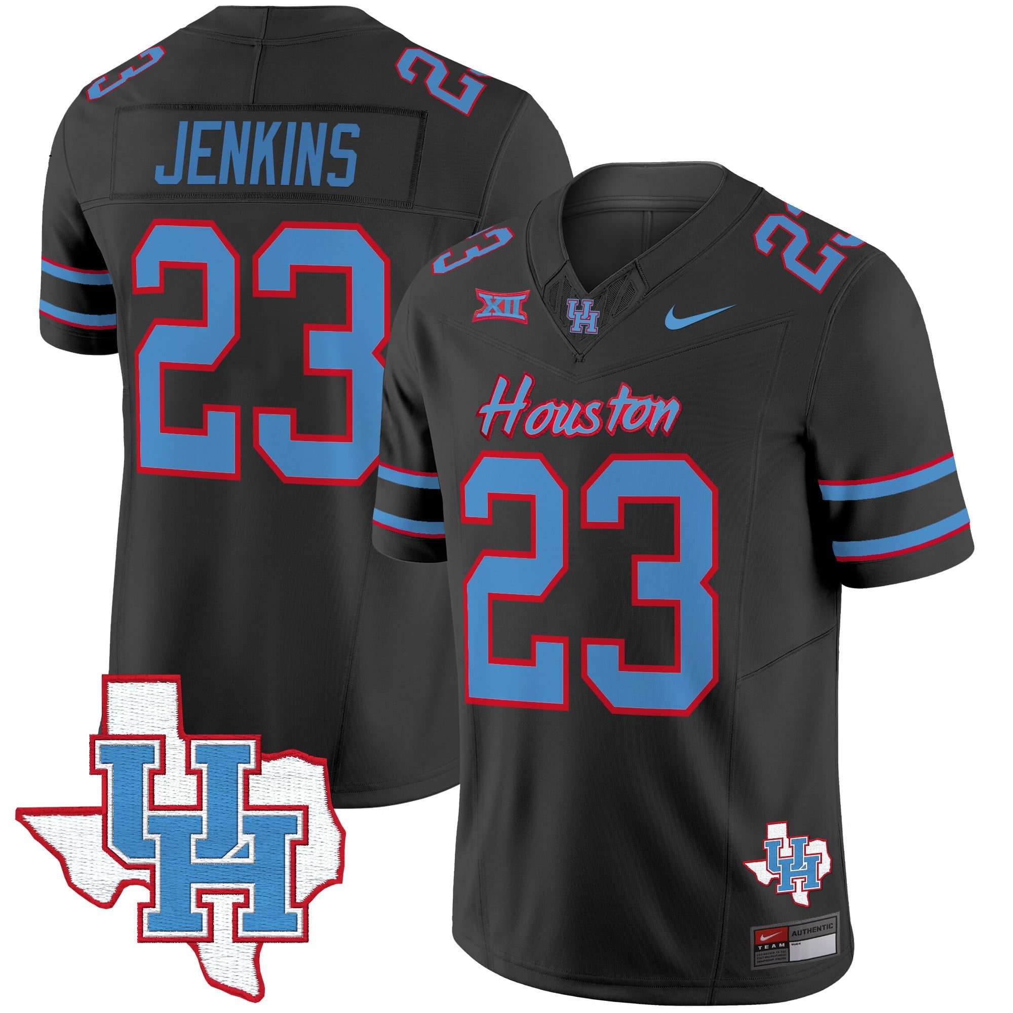 Men's Houston Cougars 2024 Oilers Inspired Vapor Limited Jersey - All Stitched