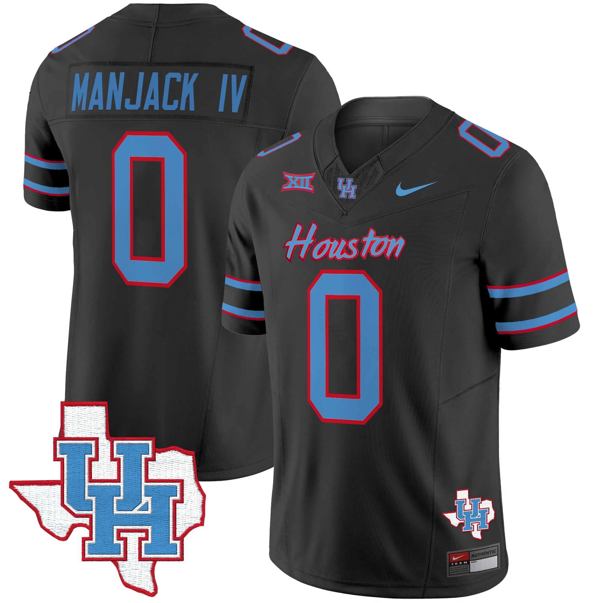Men's Houston Cougars 2024 Oilers Inspired Vapor Limited Jersey - All Stitched