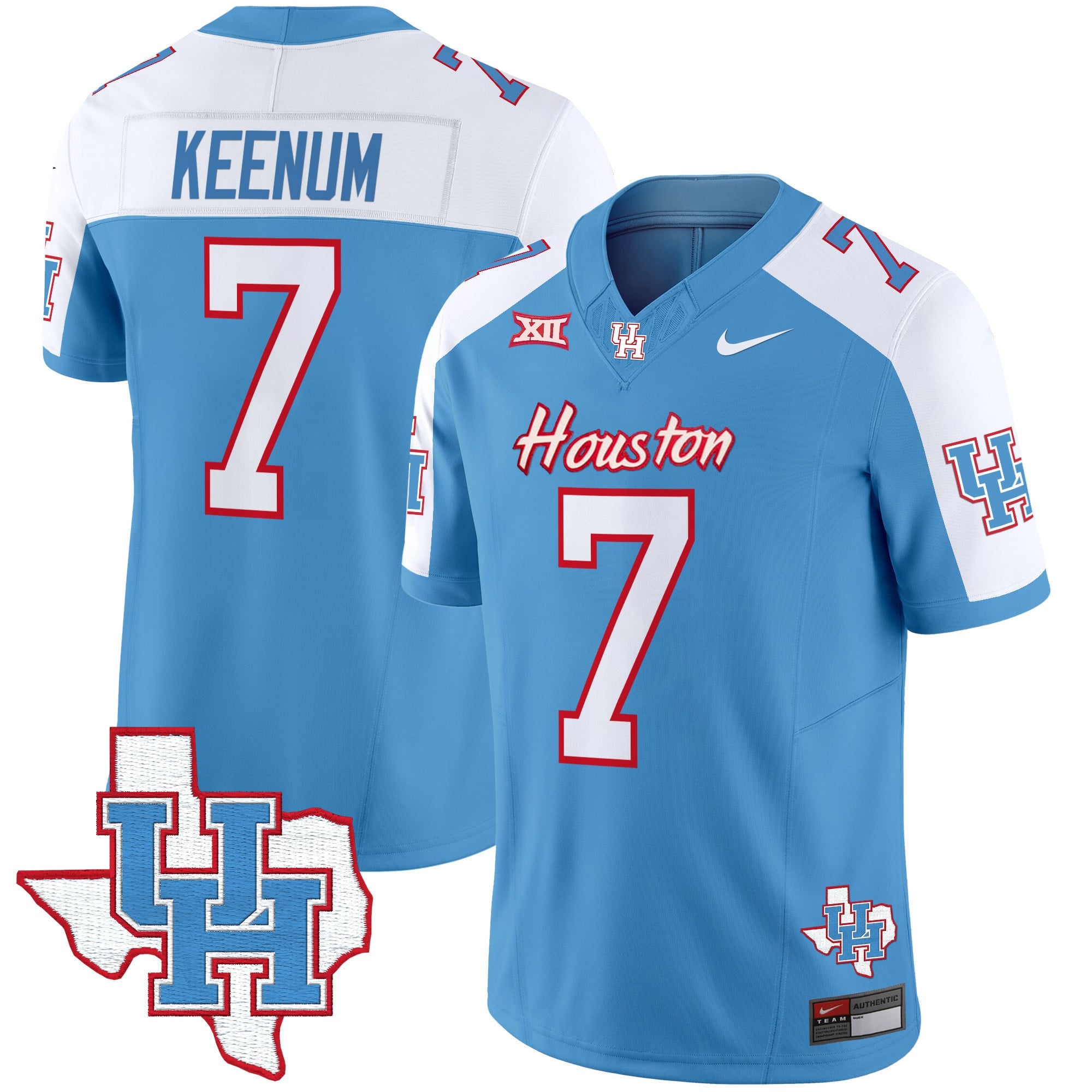 Men's Houston Cougars 2024 Oilers Inspired Vapor Limited Jersey - All Stitched