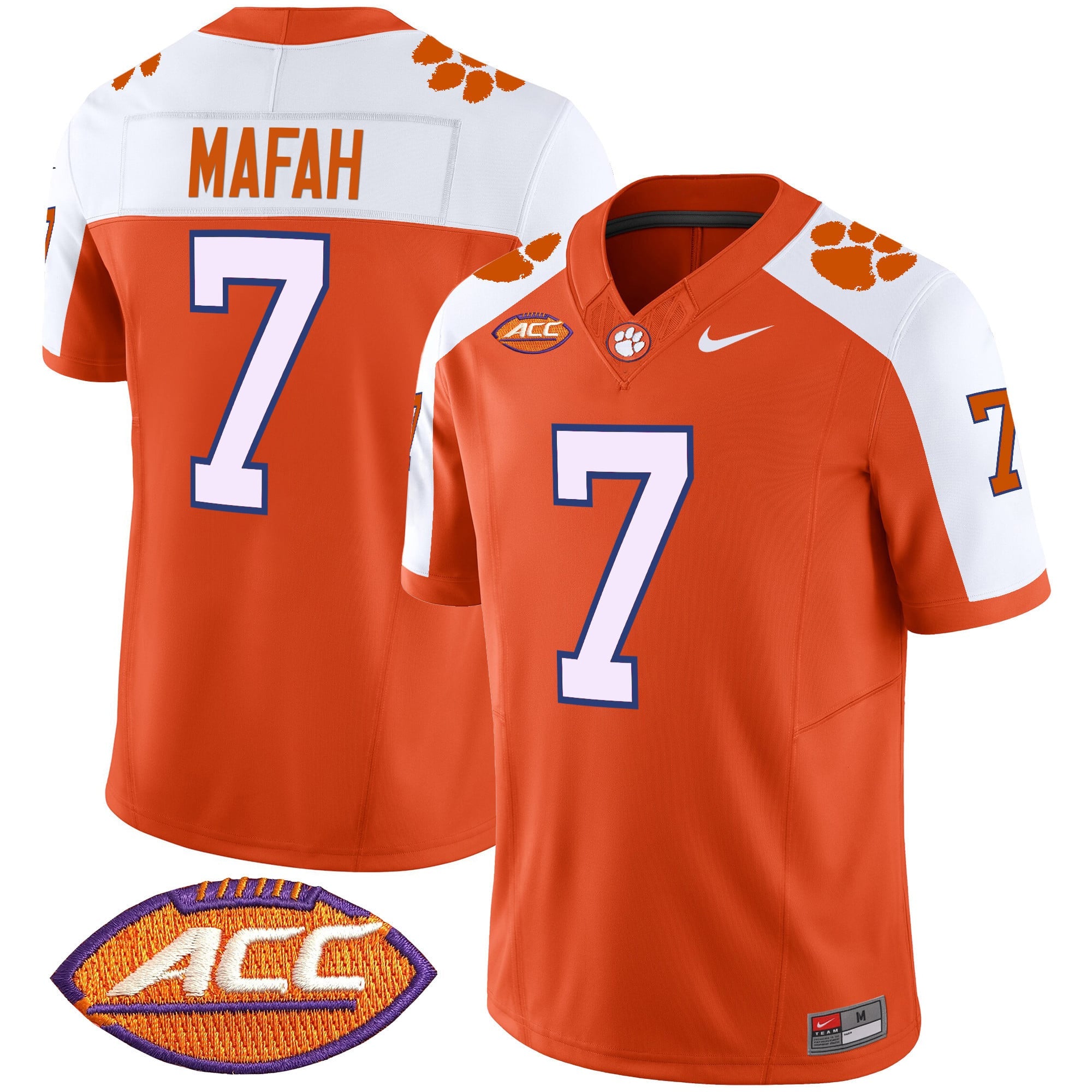 Men's Clemson Tigers Vapor Limited Jersey V2 - All Stitched