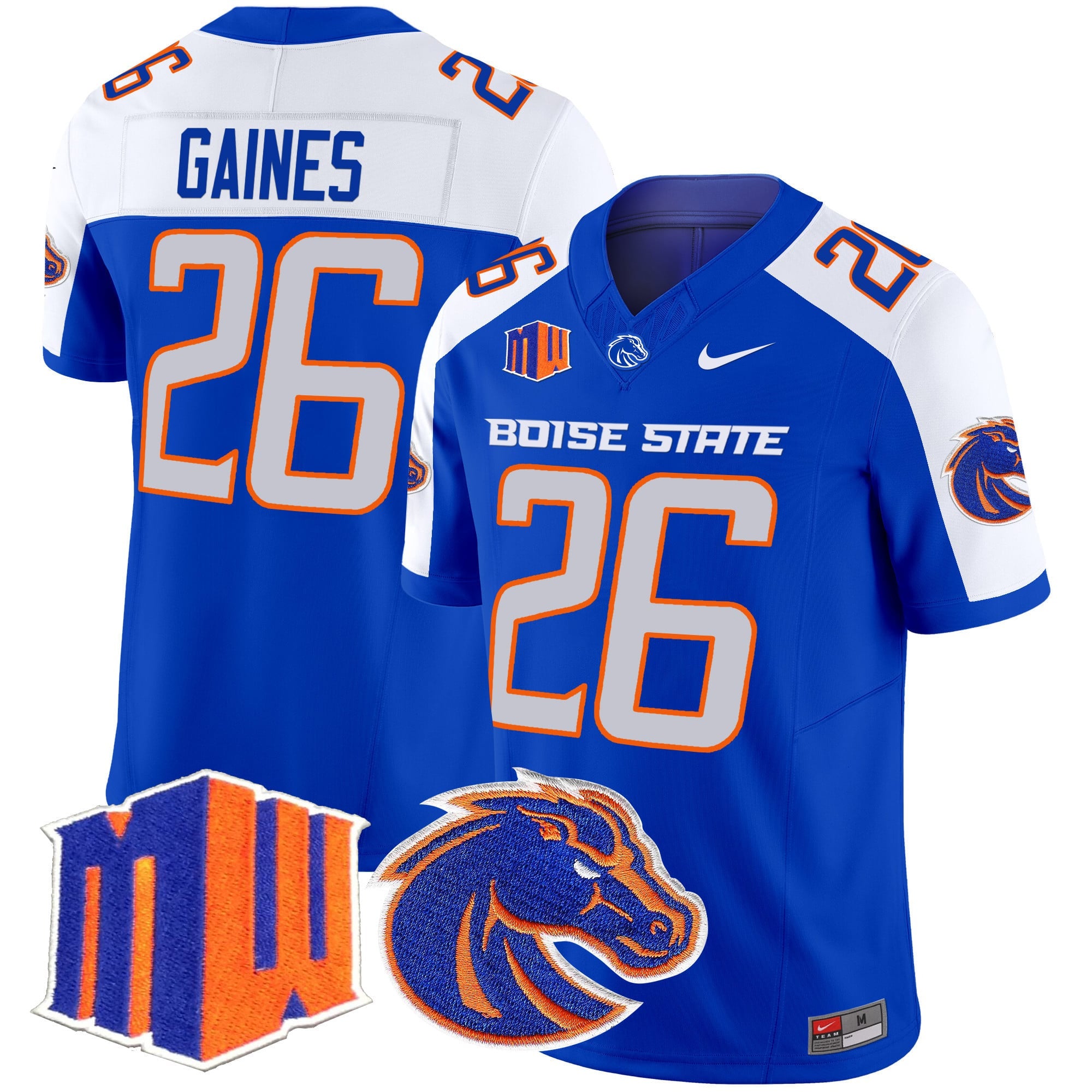 Men's Boise State Broncos 2024 Vapor Limited Jersey - All Stitched
