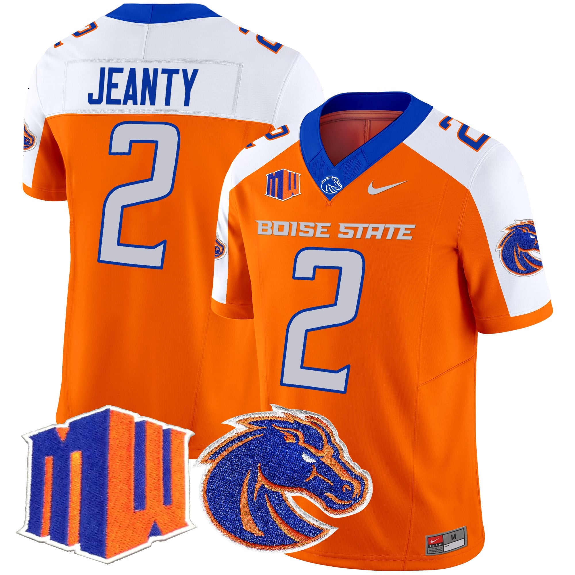 Men's Boise State Broncos 2024 Vapor Limited Jersey - All Stitched