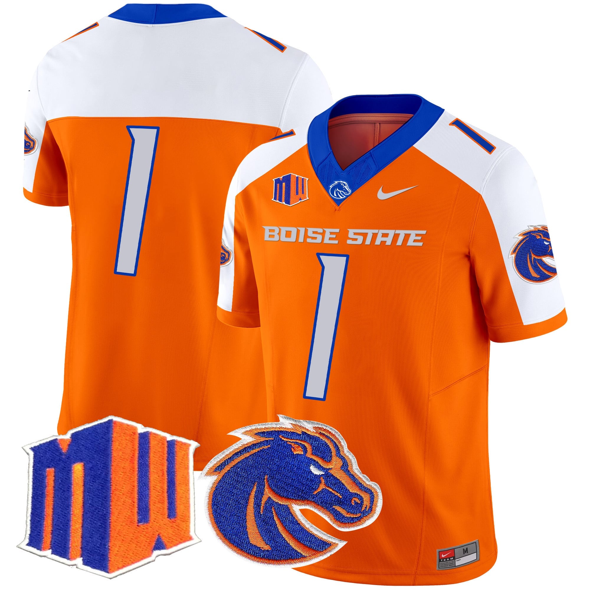 Men's Boise State Broncos 2024 Vapor Limited Jersey - All Stitched