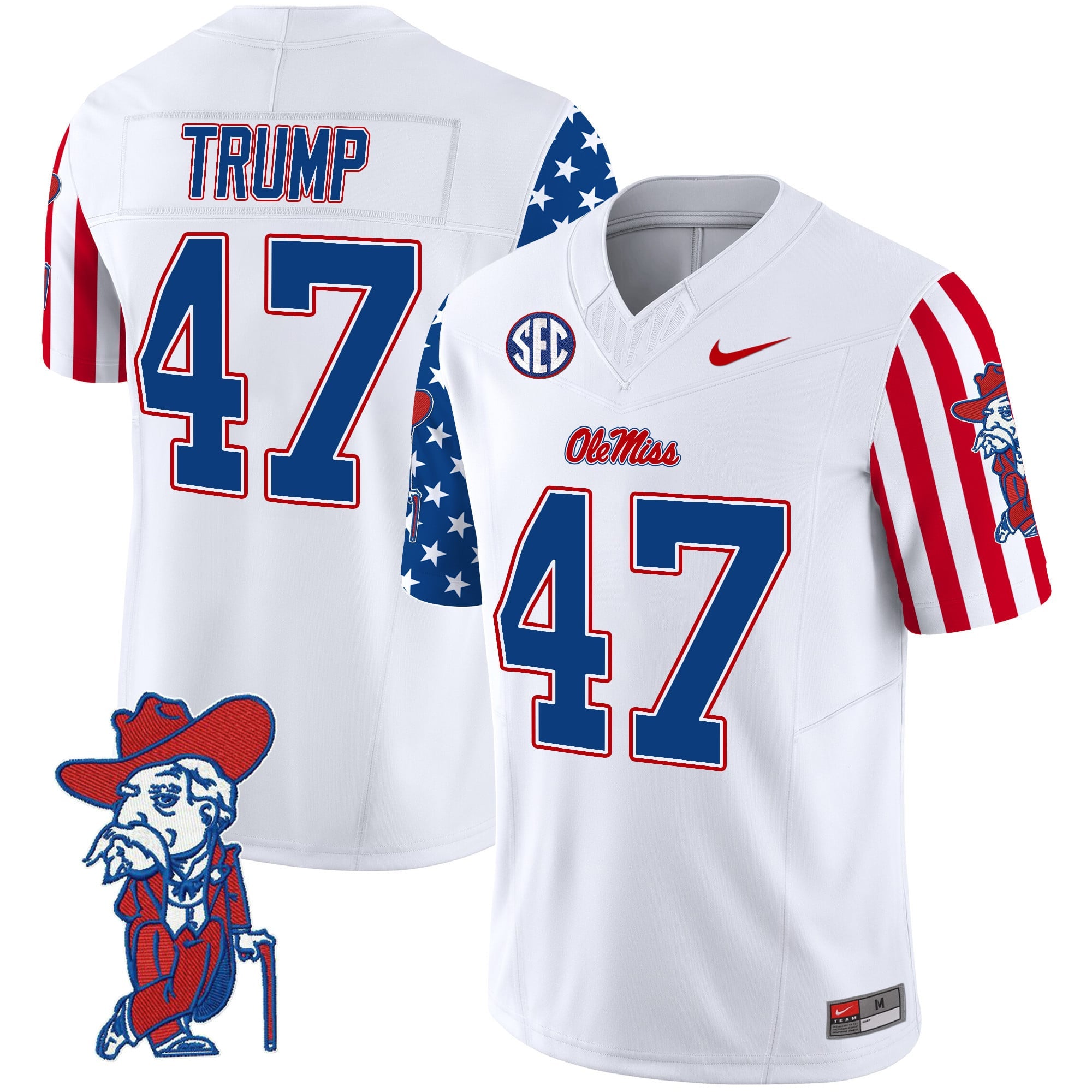 Men's Ole Miss Rebels American Style Vapor Limited Jersey - All Stitched