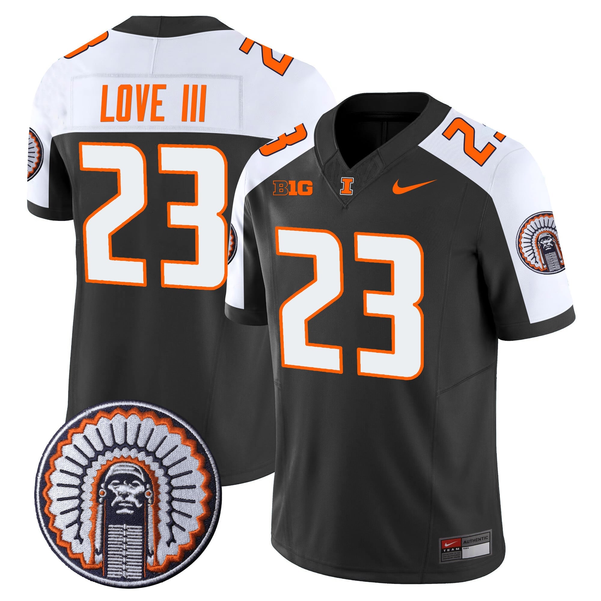Men's Illinois Fighting Illini Vapor Limited Jersey - All Stitched