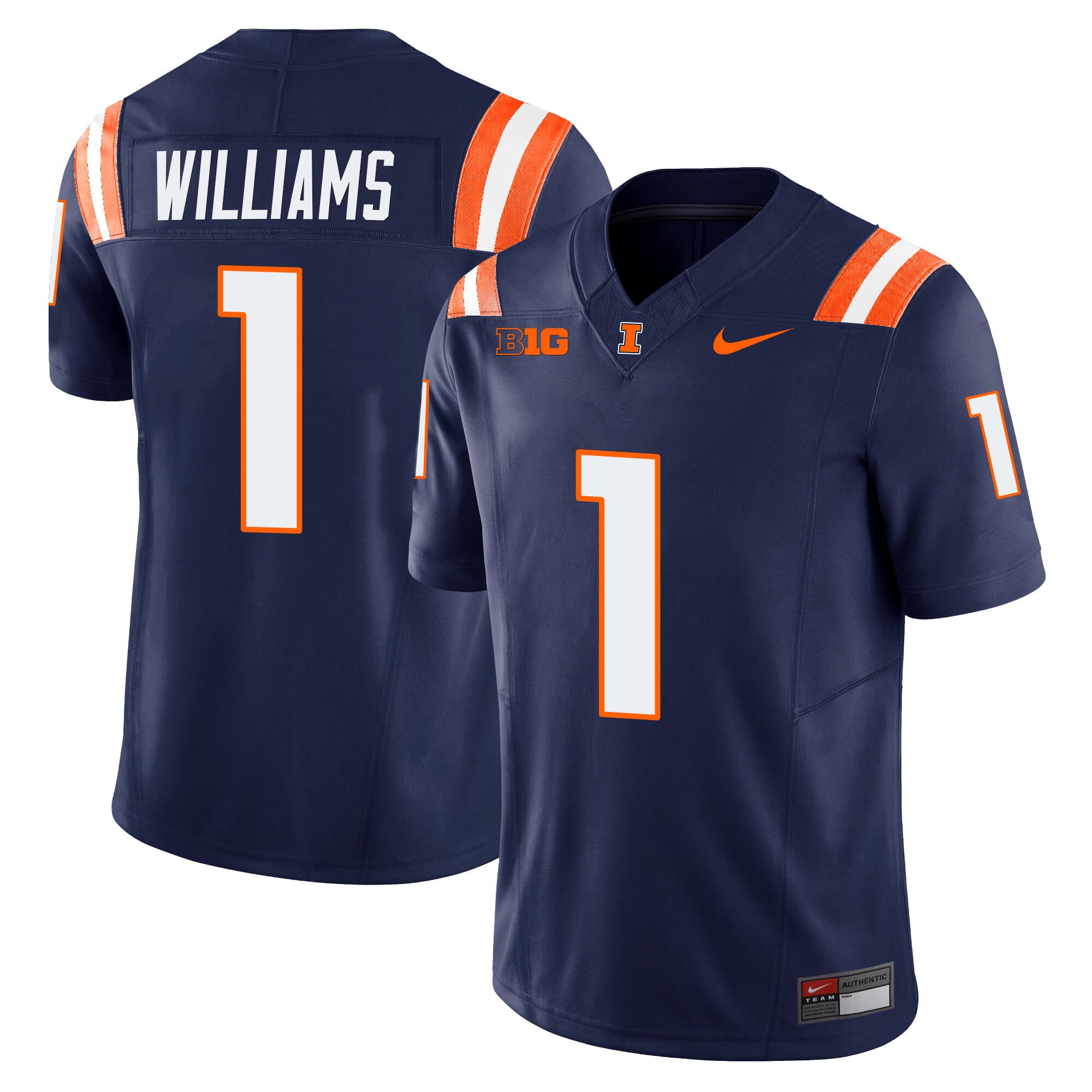 Men's Illinois Fighting Illini Vapor Limited Jersey - All Stitched