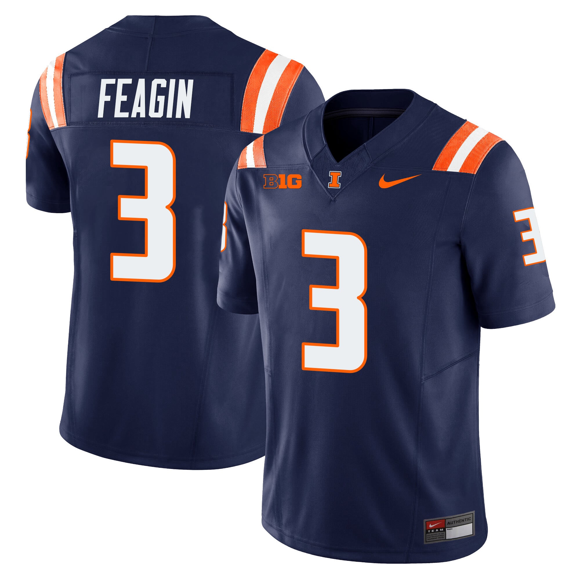 Men's Illinois Fighting Illini Vapor Limited Jersey - All Stitched