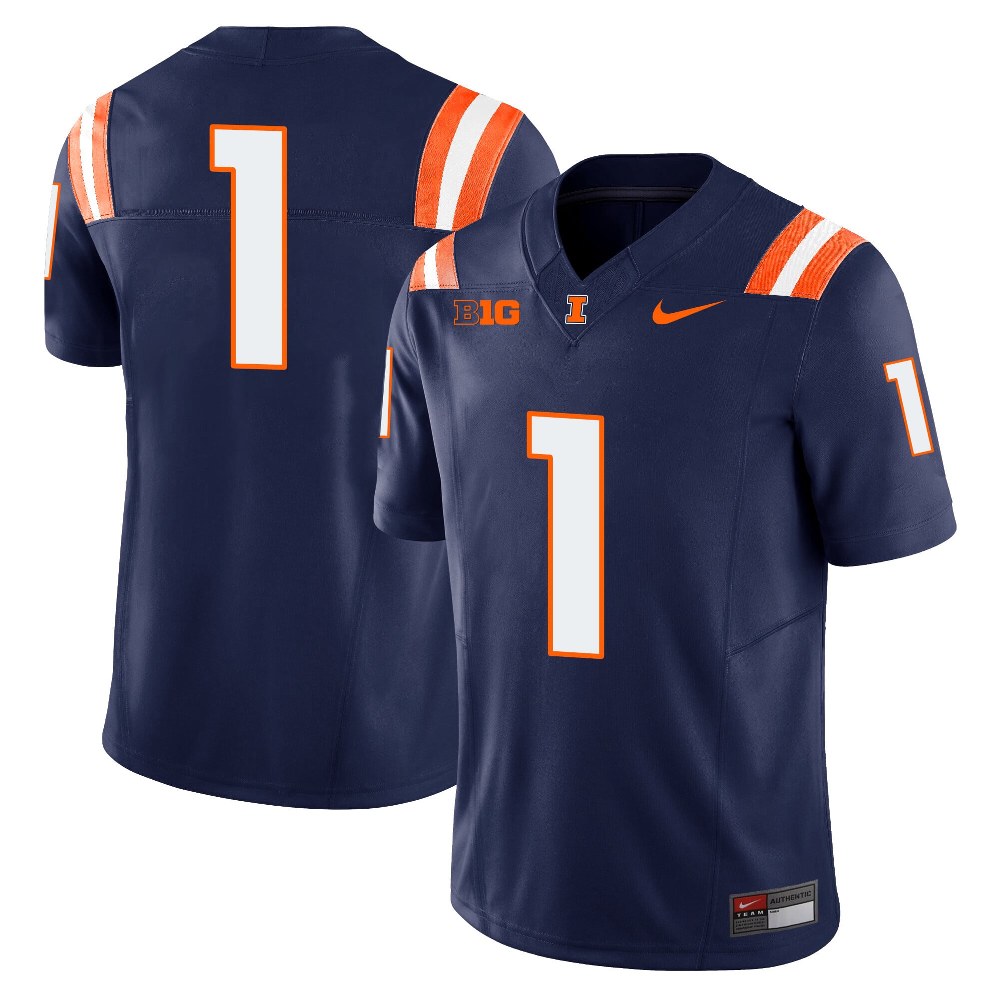 Men's Illinois Fighting Illini Vapor Limited Jersey - All Stitched