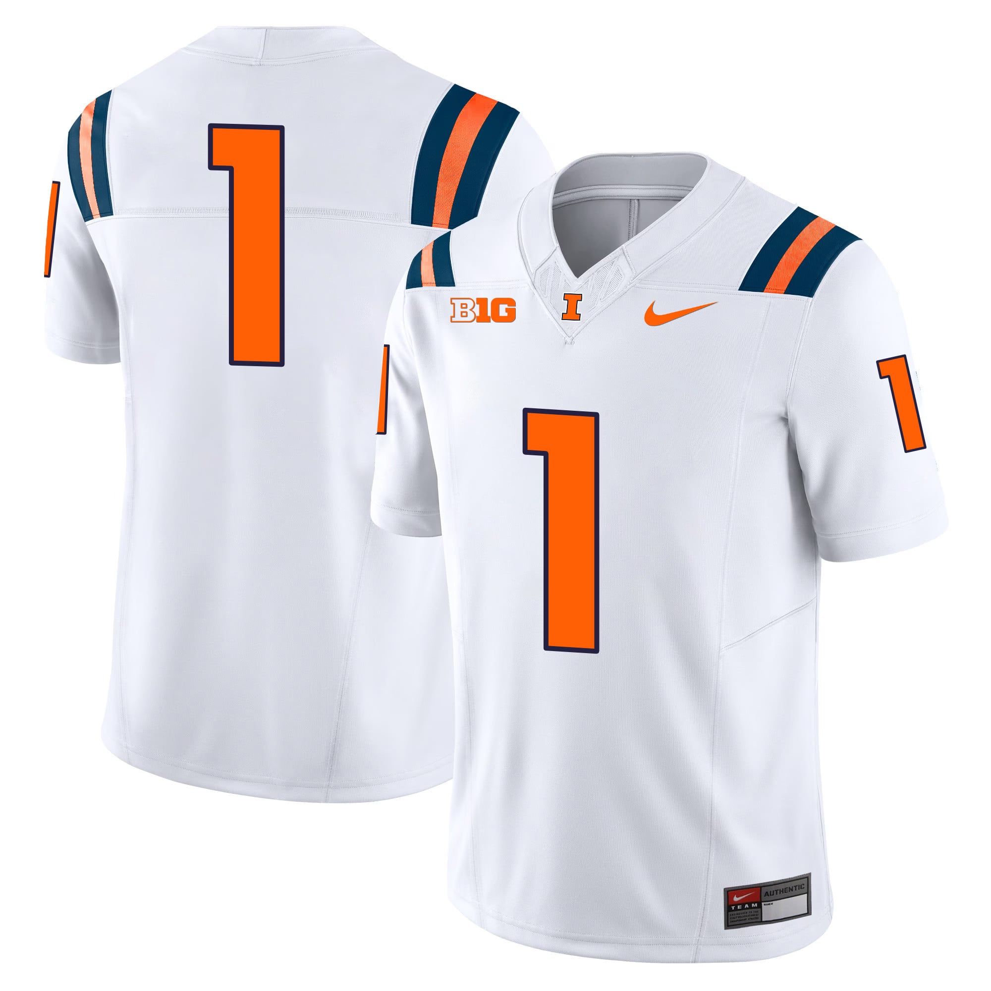 Men's Illinois Fighting Illini Vapor Limited Jersey - All Stitched