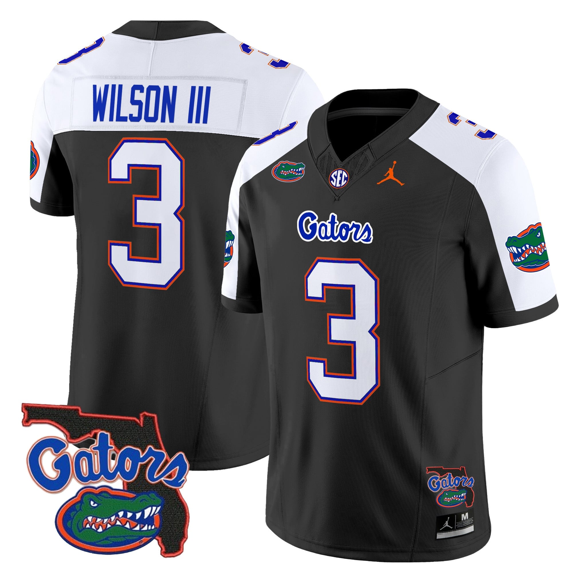 Men's Florida Gators 2024 Florida Patch Vapor Limited Jersey - All Stitched