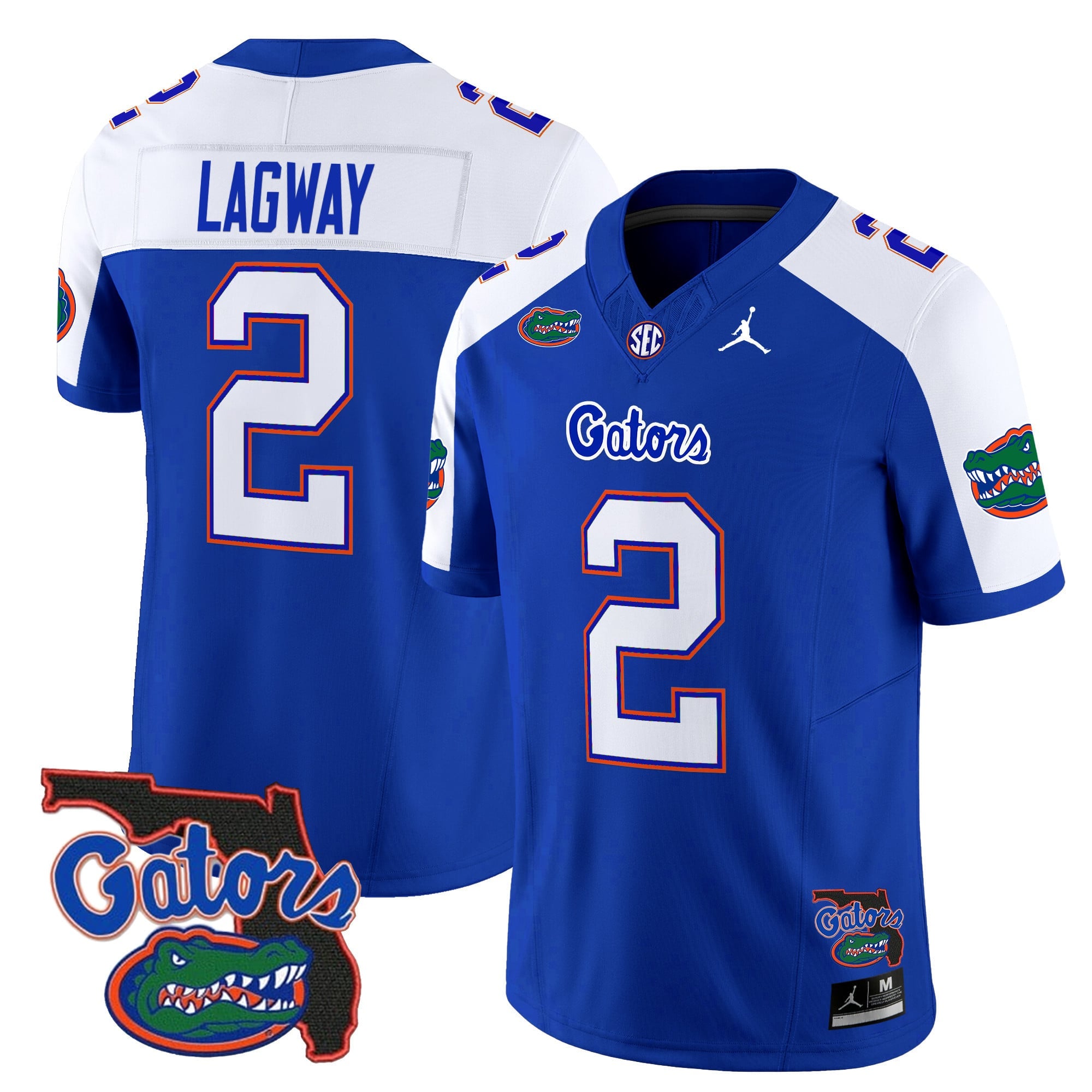 Men's Florida Gators 2024 Florida Patch Vapor Limited Jersey - All Stitched