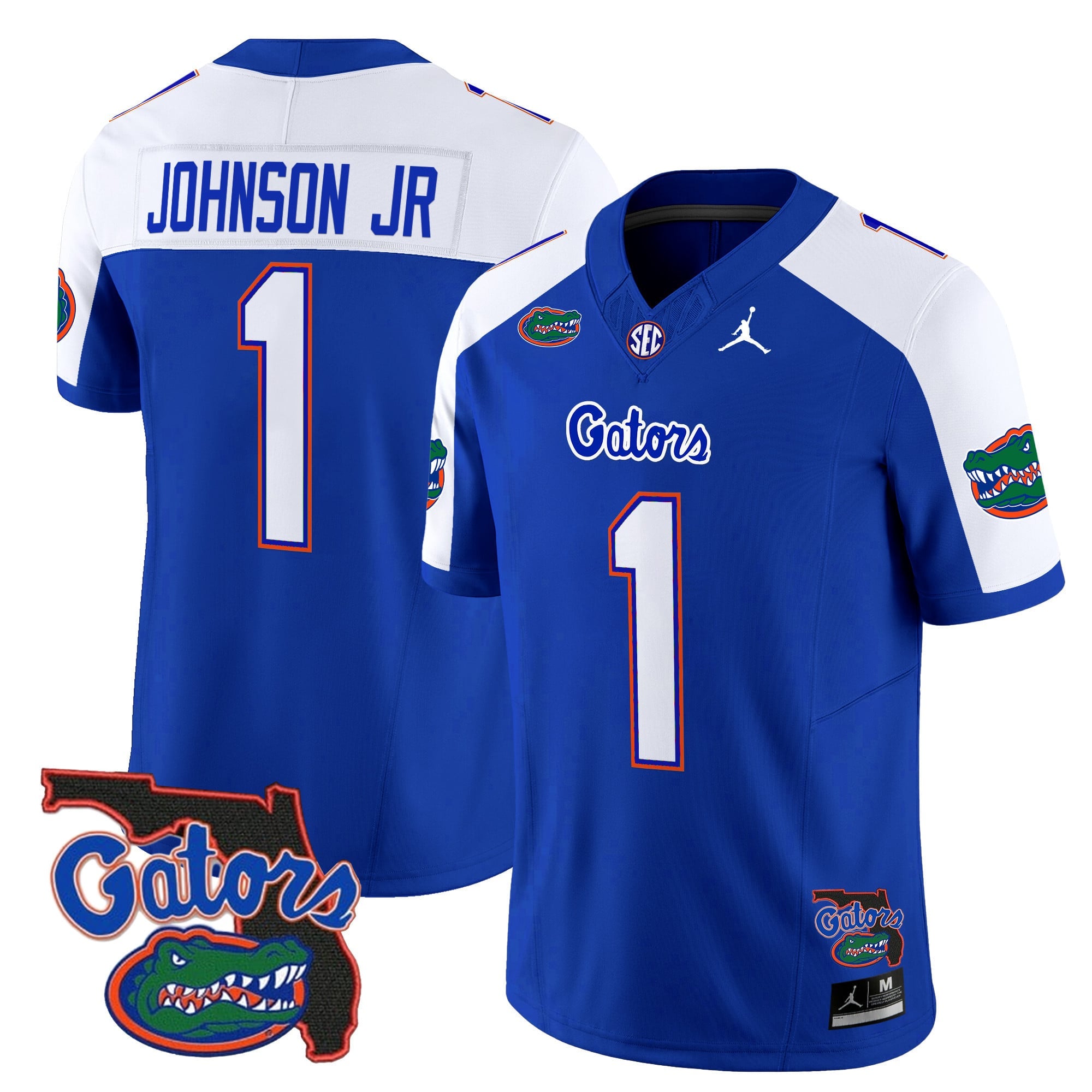 Men's Florida Gators 2024 Florida Patch Vapor Limited Jersey - All Stitched