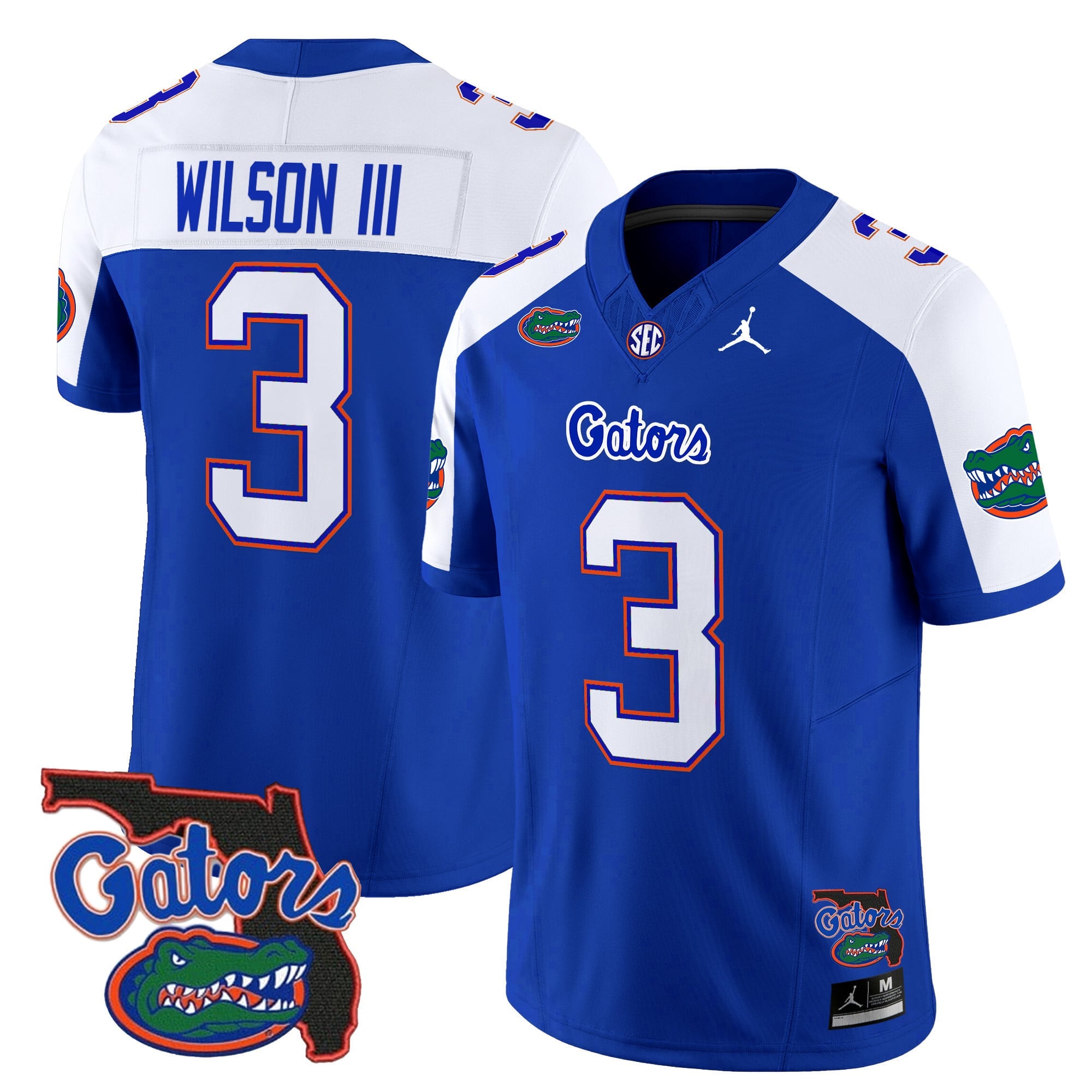 Men's Florida Gators 2024 Florida Patch Vapor Limited Jersey - All Stitched