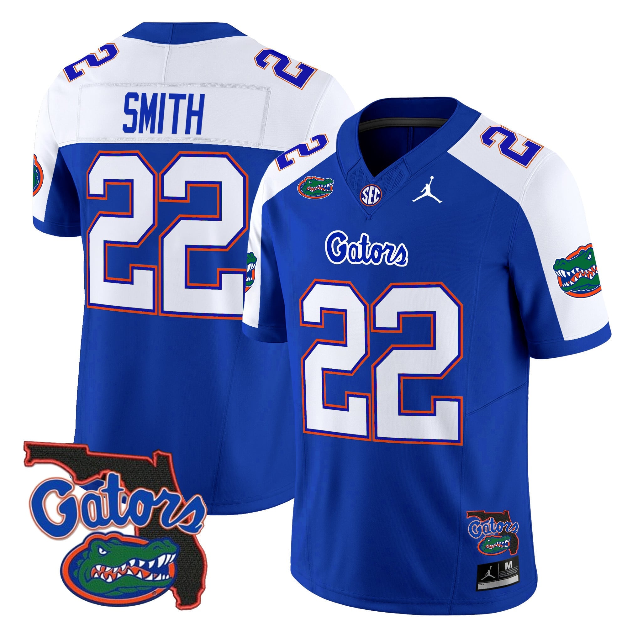 Men's Florida Gators 2024 Florida Patch Vapor Limited Jersey - All Stitched
