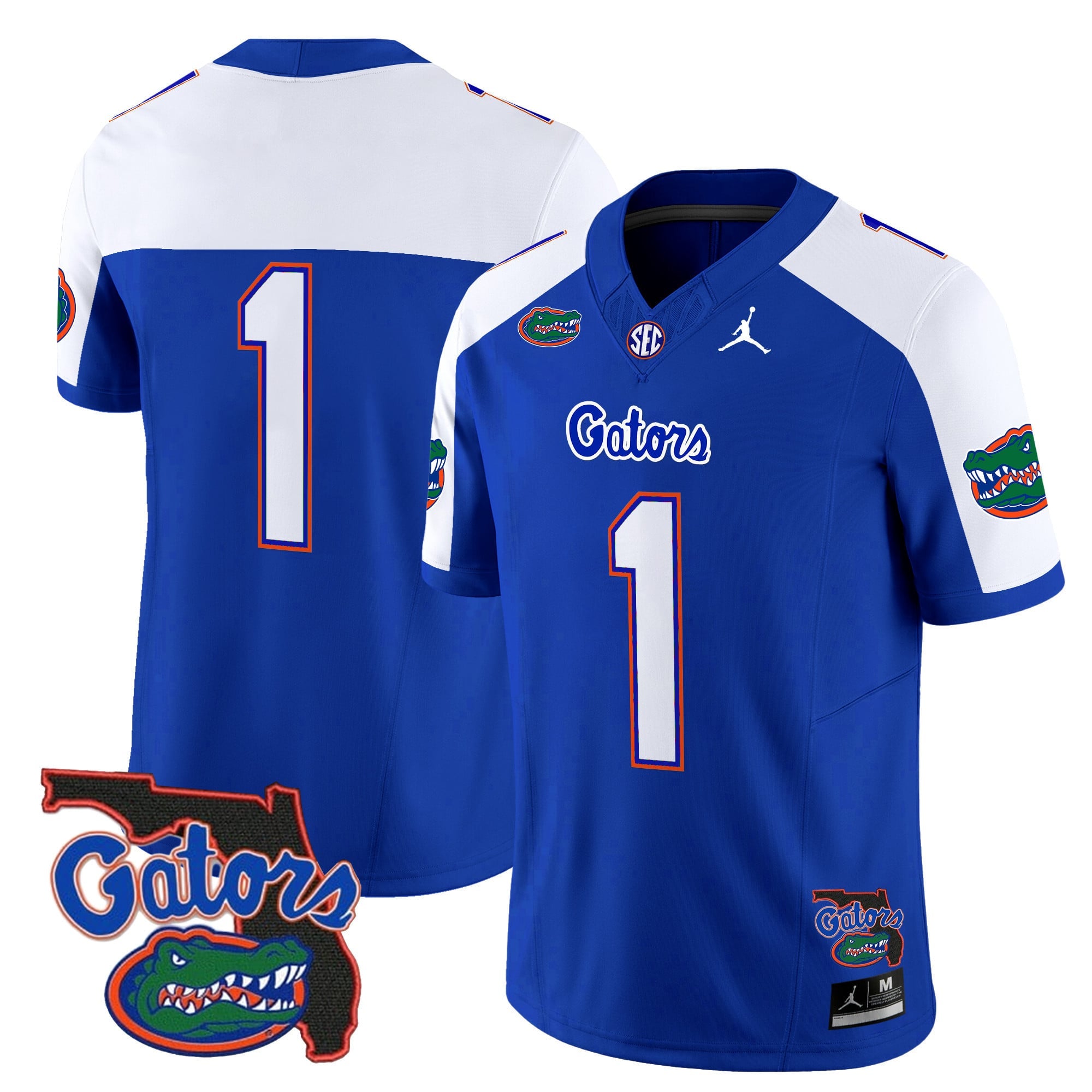 Men's Florida Gators 2024 Florida Patch Vapor Limited Jersey - All Stitched