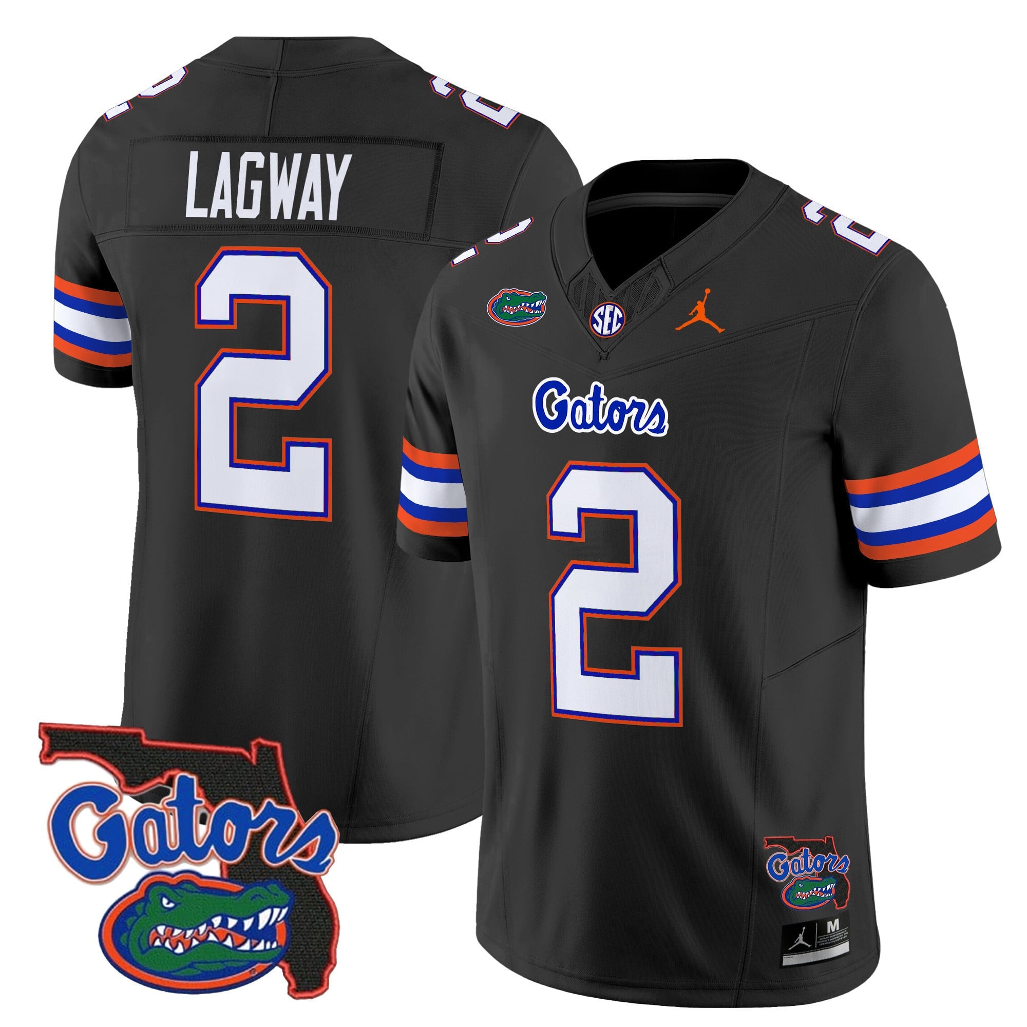Men's Florida Gators 2024 Florida Patch Vapor Limited Jersey - All Stitched