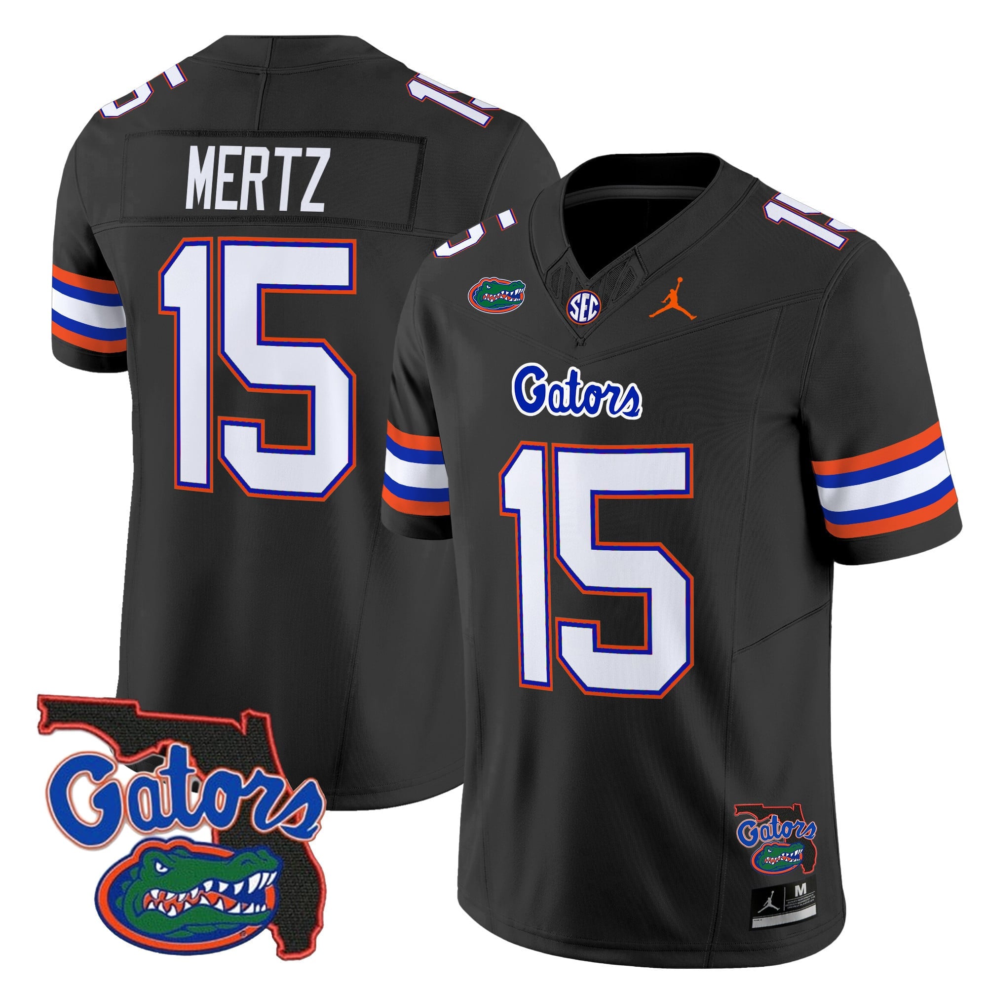 Men's Florida Gators 2024 Florida Patch Vapor Limited Jersey - All Stitched