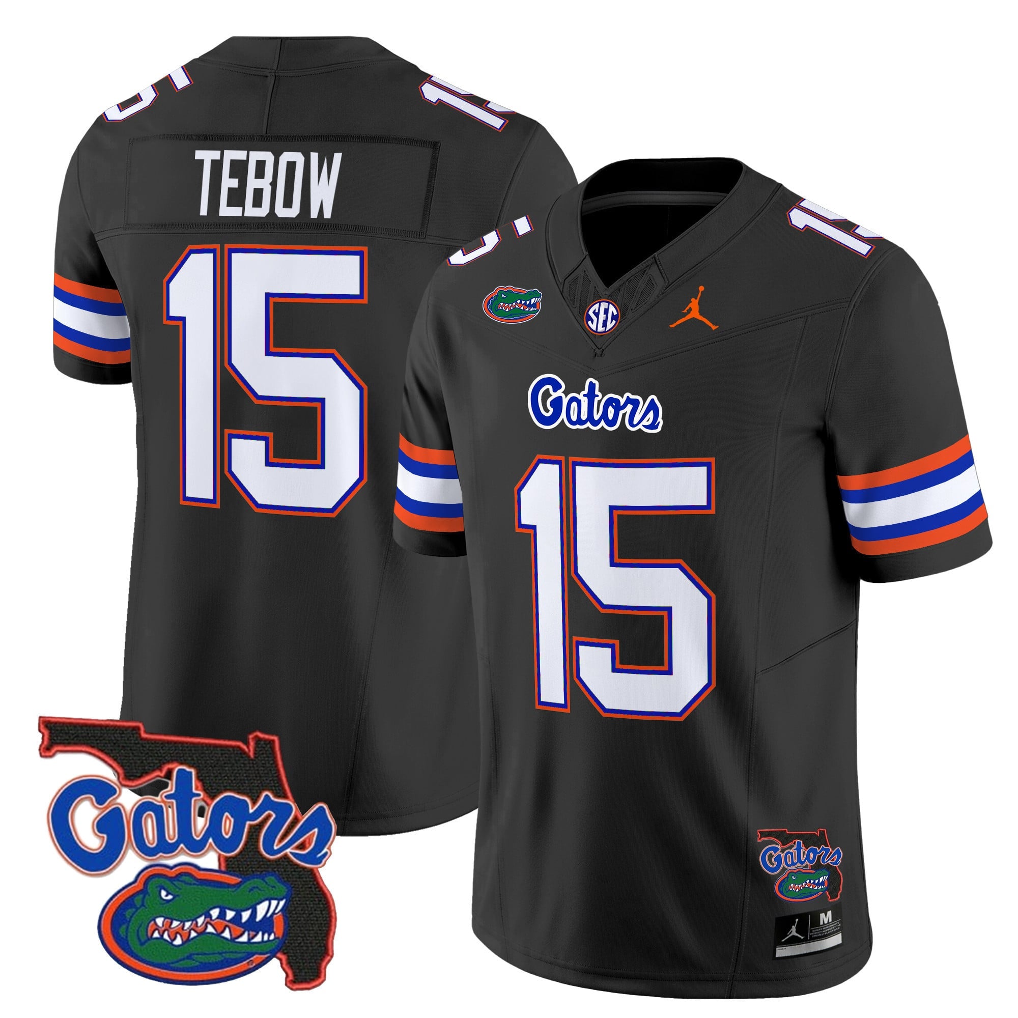 Men's Florida Gators 2024 Florida Patch Vapor Limited Jersey - All Stitched