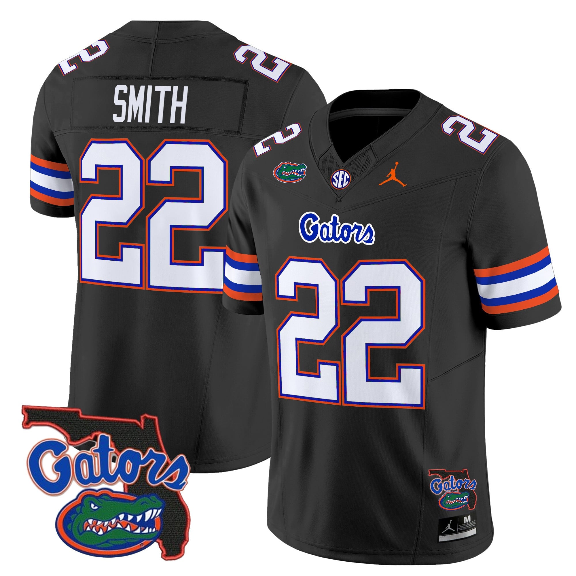 Men's Florida Gators 2024 Florida Patch Vapor Limited Jersey - All Stitched