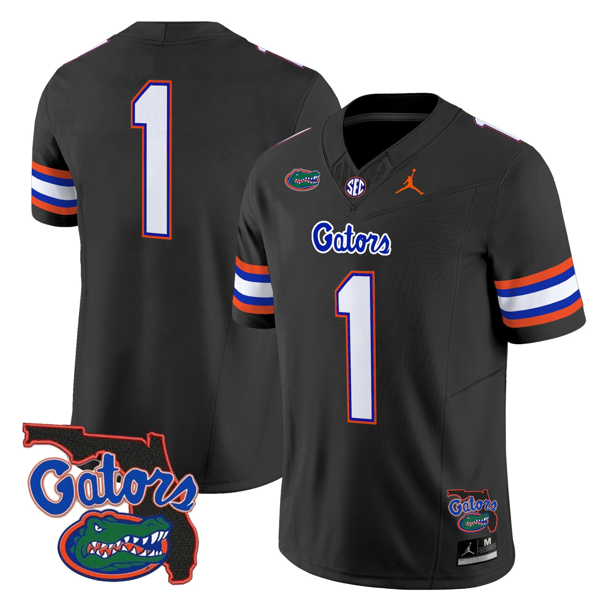 Men's Florida Gators 2024 Florida Patch Vapor Limited Jersey - All Stitched